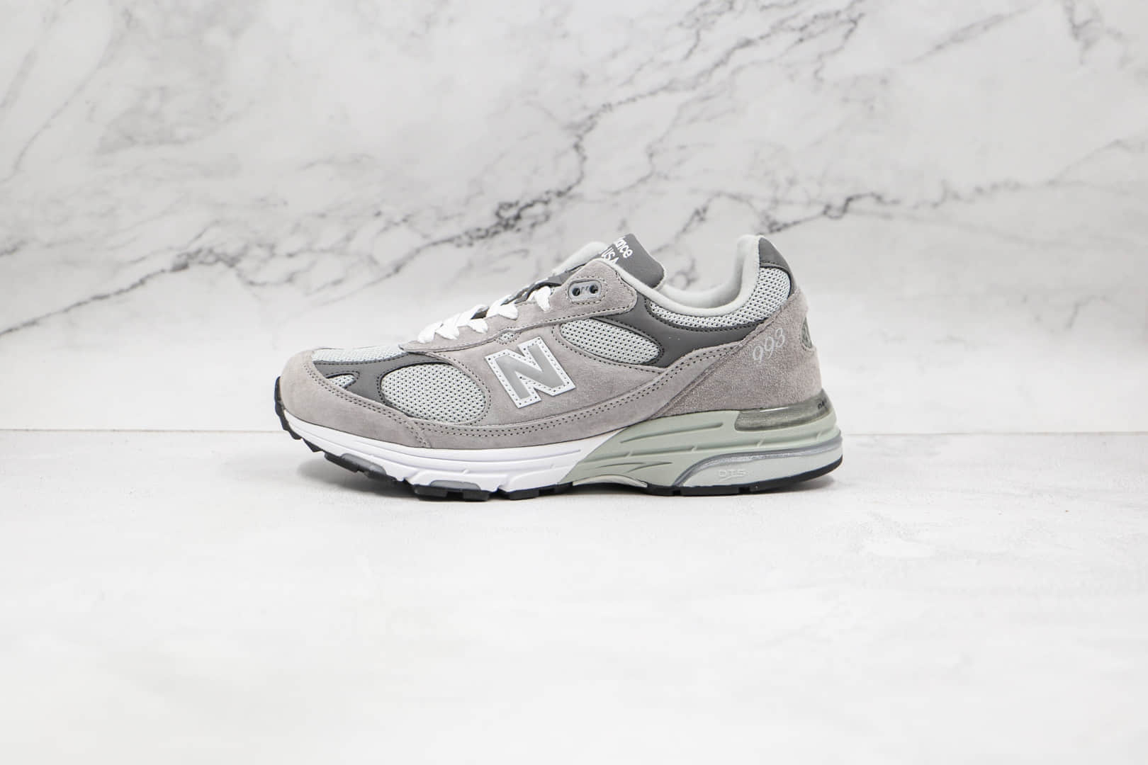 新百伦New Balance 993纯原版本复古NB993元组灰配色老爹鞋原楦头纸板打造 货号:MR993GL