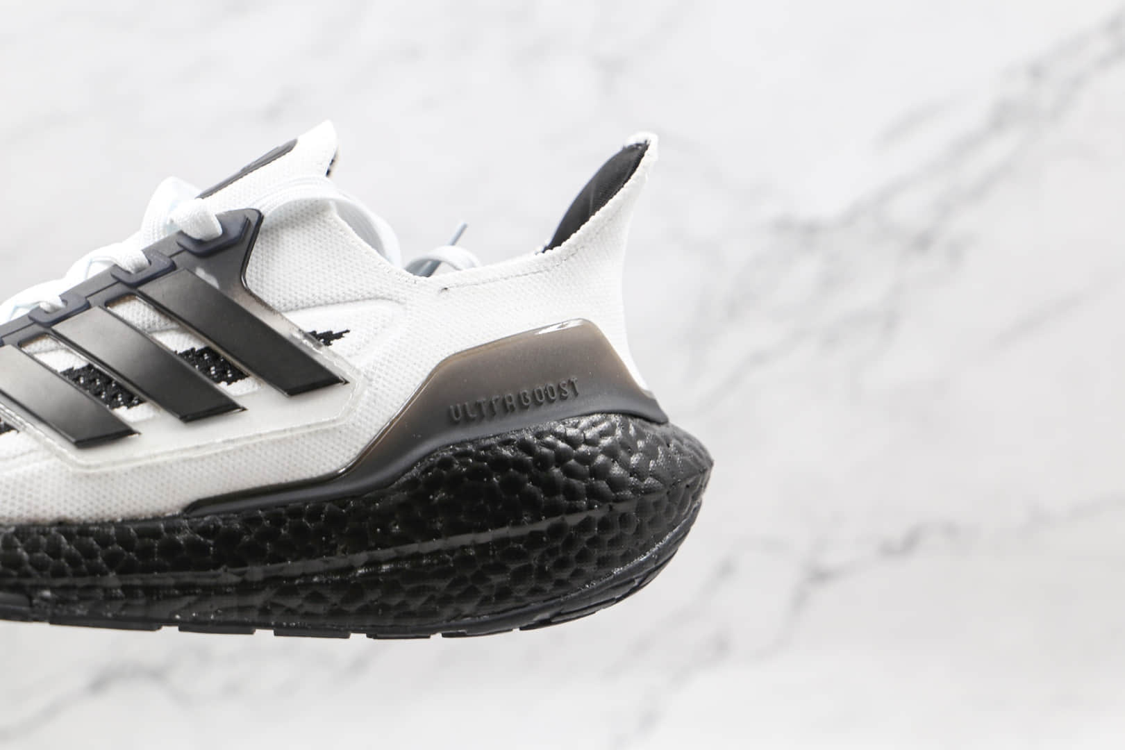 阿迪达斯adidas ultra boost 2021纯原版本黑白色UB7.0爆米花跑鞋原楦头纸板打造 货号:FY0306