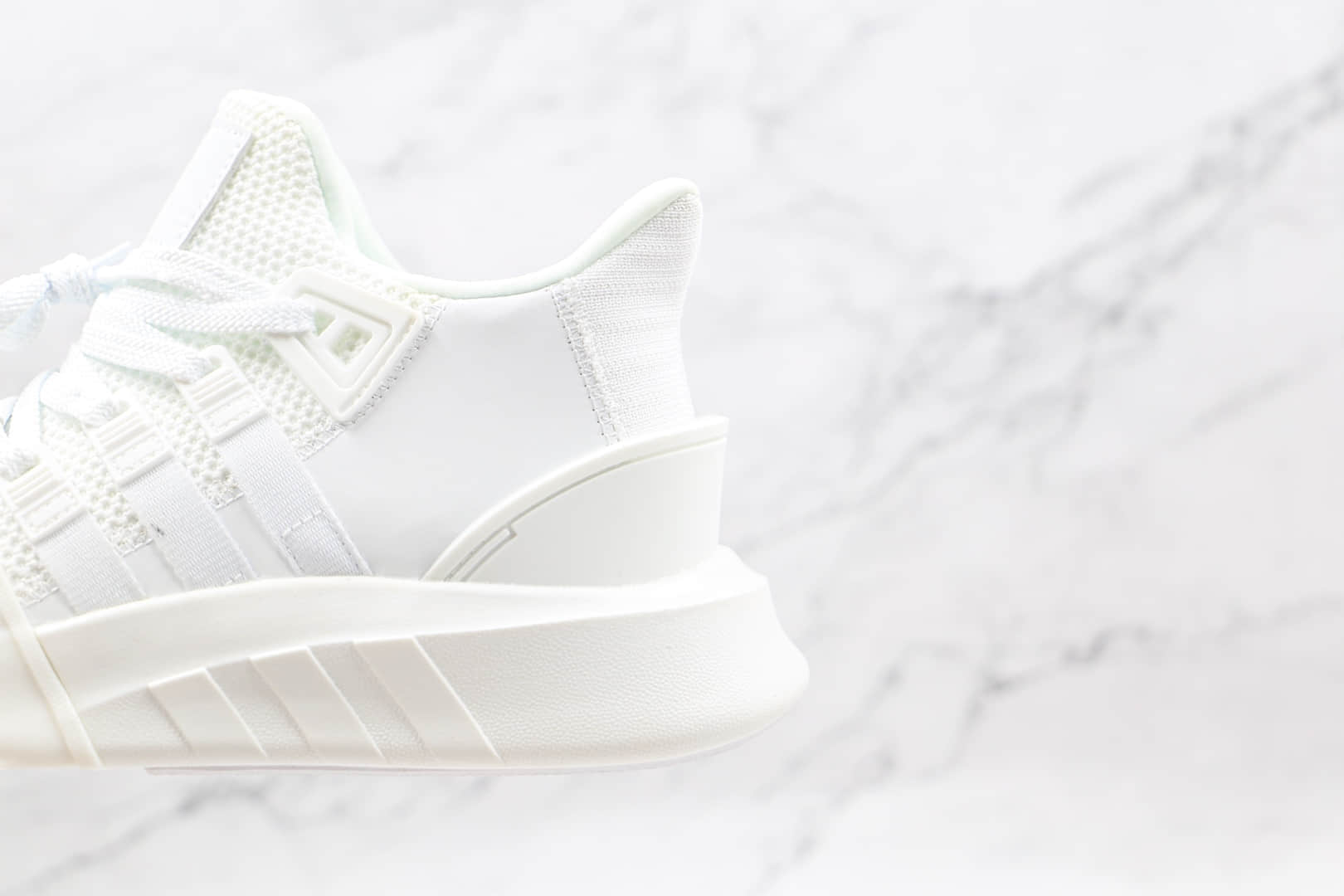 阿迪达斯Adidas EQT BASK ADV纯原版本网面纯白针织EQT支撑者系列慢跑鞋原盒原标 货号:DA9534