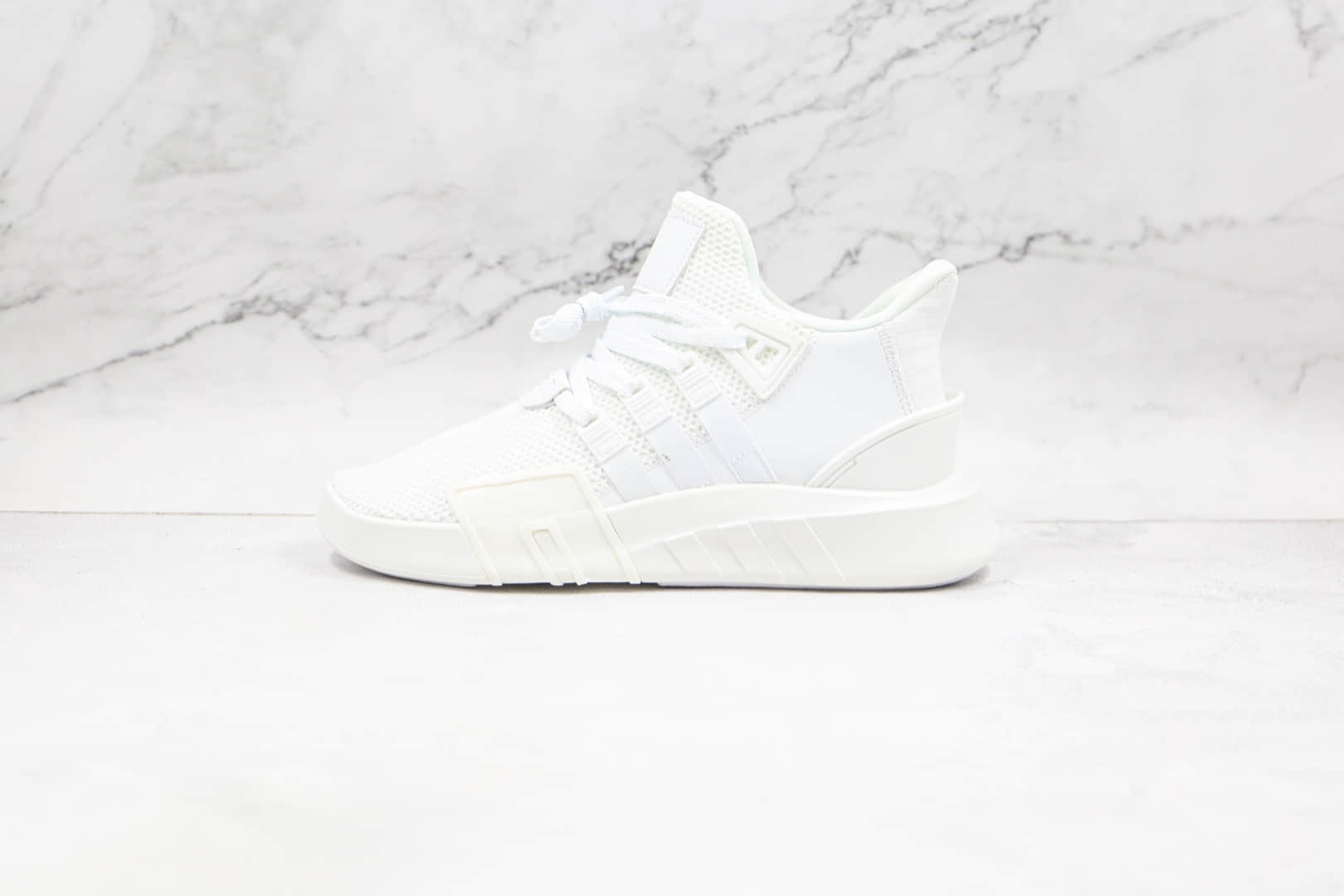 阿迪达斯Adidas EQT BASK ADV纯原版本网面纯白针织EQT支撑者系列慢跑鞋原盒原标 货号:DA9534