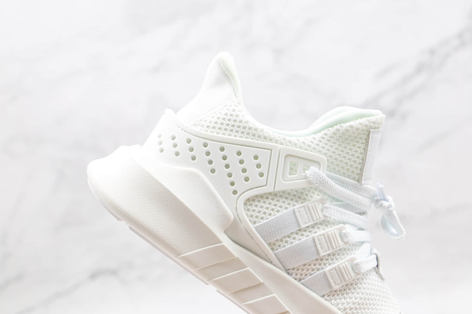 阿迪达斯Adidas EQT BASK ADV纯原版本网面纯白针织EQT支撑者系列慢跑鞋原盒原标 货号:DA9534
