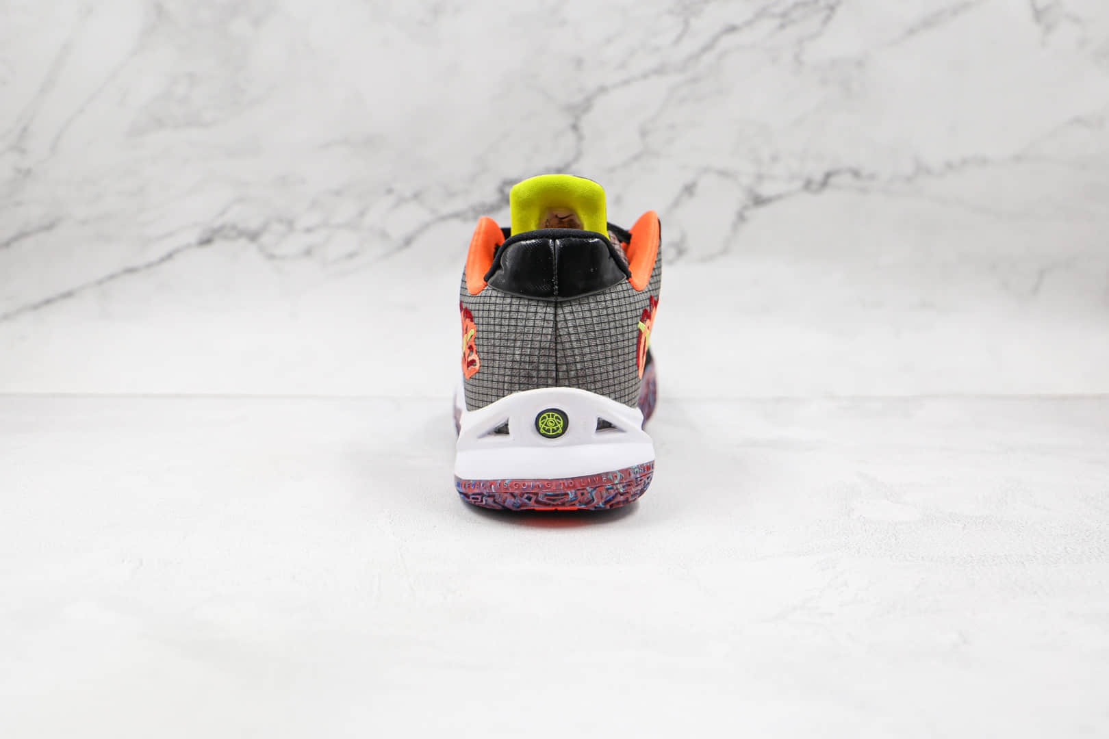 耐克Nike Kyrie 4 Low Ep公司级版本欧文4低帮男子实战篮球鞋黑绿橙色原档案数据开发 货号:CZ0105-002