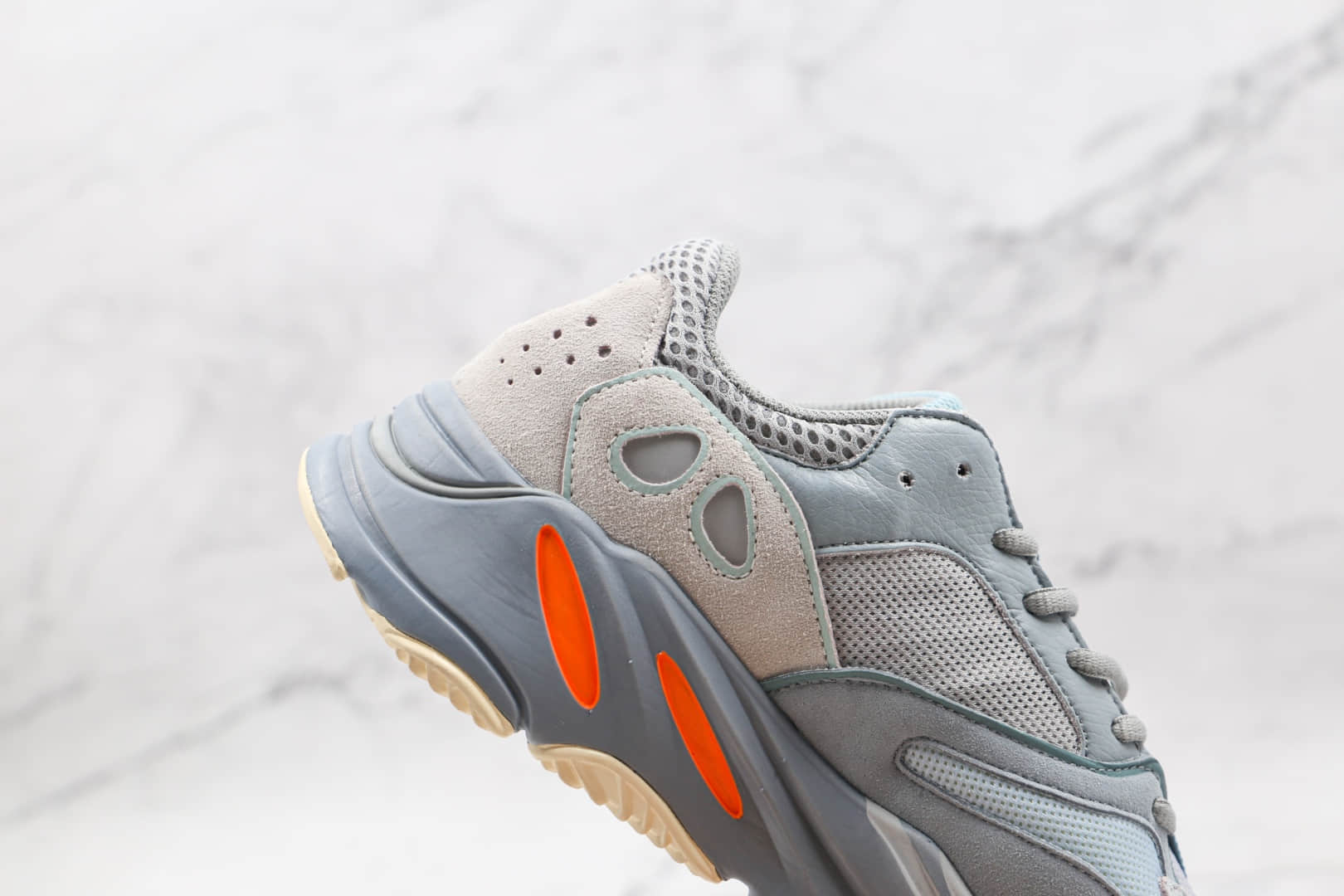 阿迪达斯Adidas Yeezy 700 Teal Blue纯原版本侃爷椰子700青蓝惯性灰老爹鞋原鞋开模一比一打造 货号:EG7597
