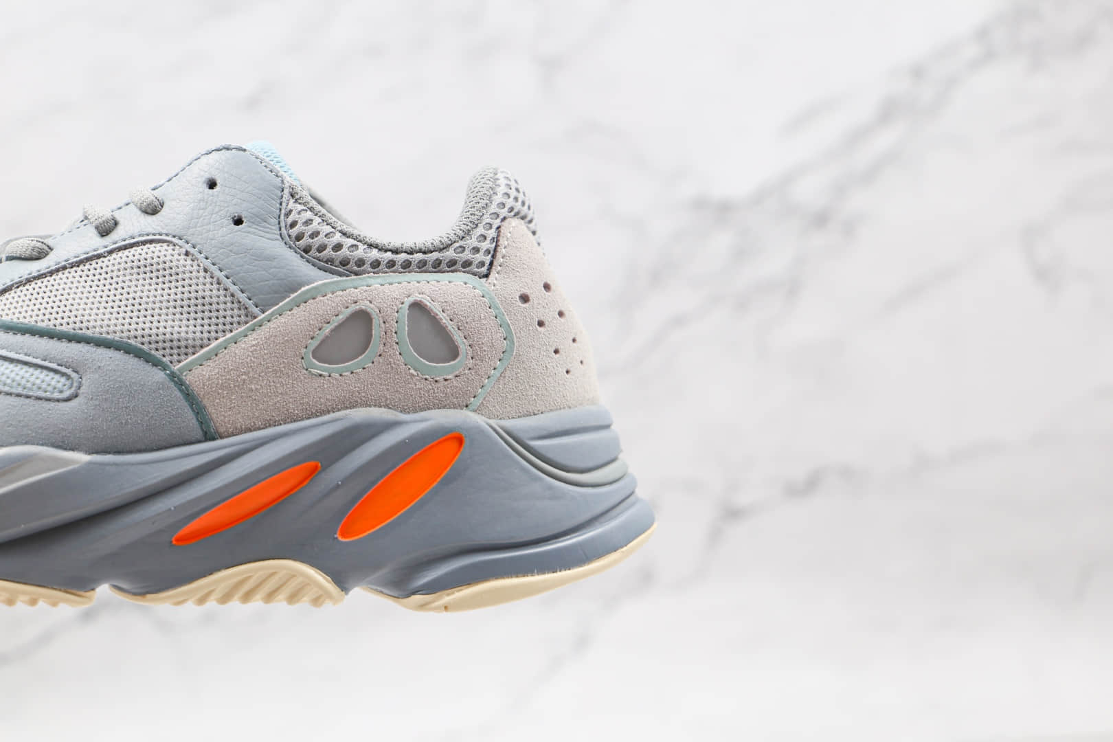 阿迪达斯Adidas Yeezy 700 Teal Blue纯原版本侃爷椰子700青蓝惯性灰老爹鞋原鞋开模一比一打造 货号:EG7597