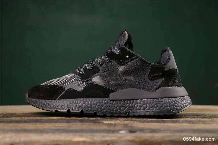 阿迪达斯Adidas Nite Jogger 2019真标高品质夜行者复古跑鞋原厂材料原厂真爆大底3M反光设计 (ID:6931) - 图片1