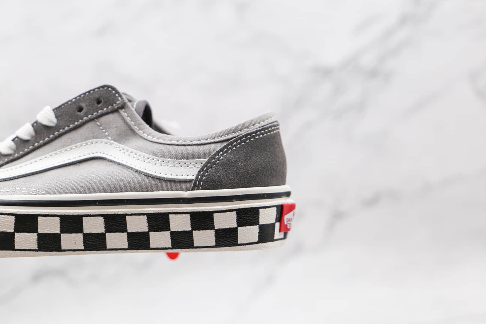 万斯Vans Style 36 Decon SF公司级版本低帮半月包头杀人鲸酷灰奶奶灰棋盘格硫化板鞋原盒原标 货号:VN0A3MVL195
