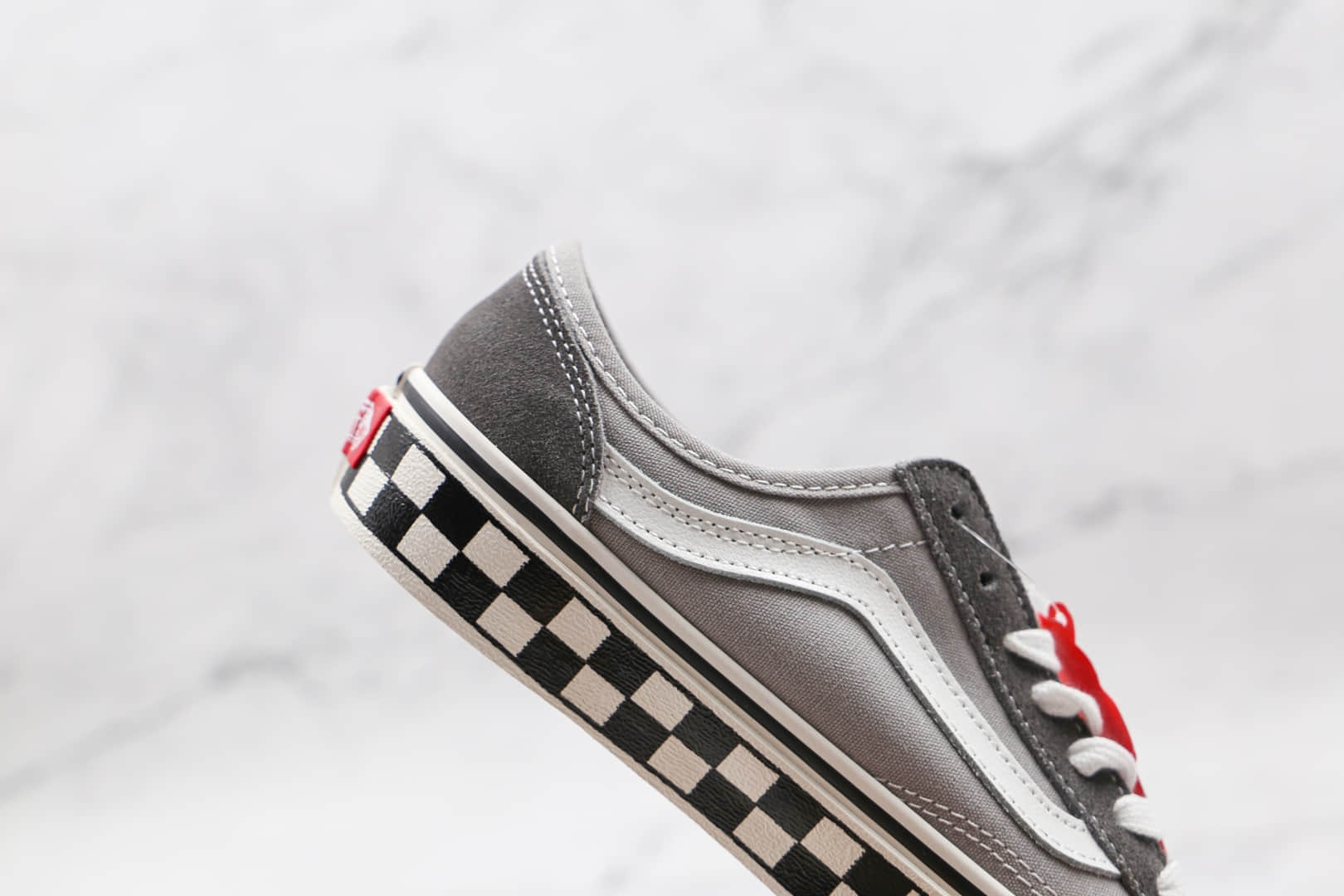 万斯Vans Style 36 Decon SF公司级版本低帮半月包头杀人鲸酷灰奶奶灰棋盘格硫化板鞋原盒原标 货号:VN0A3MVL195