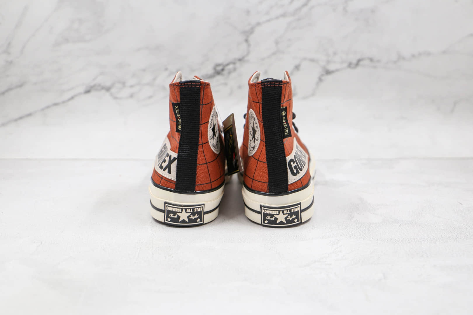 匡威CONVERSE Chuck70 x GORE-TEX联名款公司级版本高帮棕色硫化帆布鞋原楦头纸板打造 货号:171442C