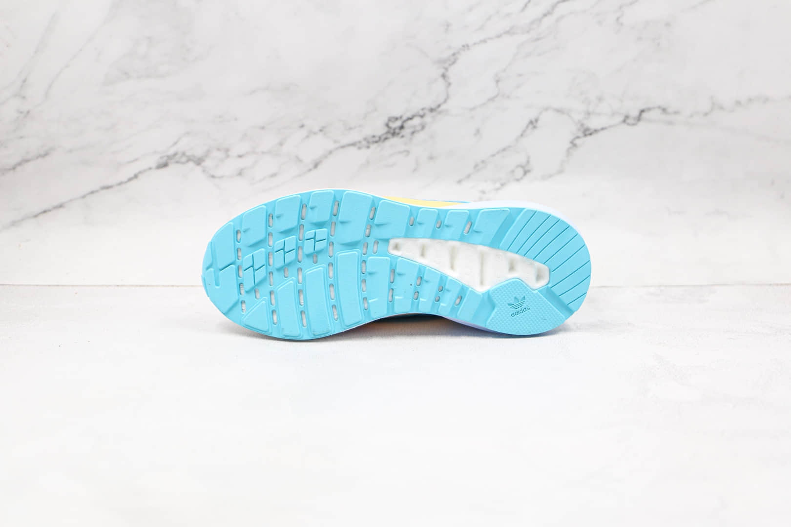 阿迪达斯Adidas Originals ZX 2K Boost 2.0纯原版本三叶草ZX 2K白蓝粉黄绿色彩色拼接爆米花跑鞋原档案数据开发 货号:GZ7502