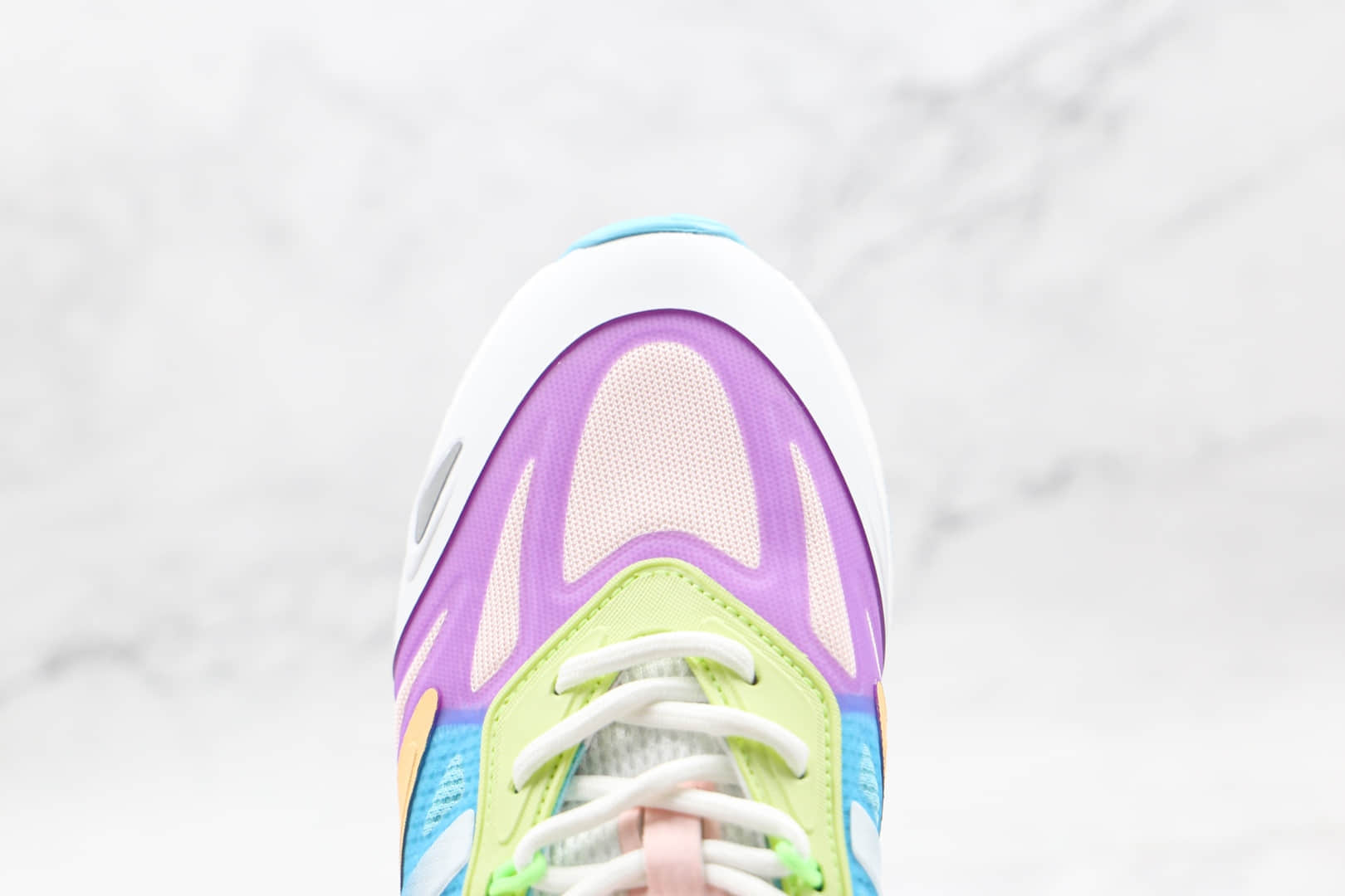 阿迪达斯Adidas Originals ZX 2K Boost 2.0纯原版本三叶草ZX 2K白蓝粉黄绿色彩色拼接爆米花跑鞋原档案数据开发 货号:GZ7502