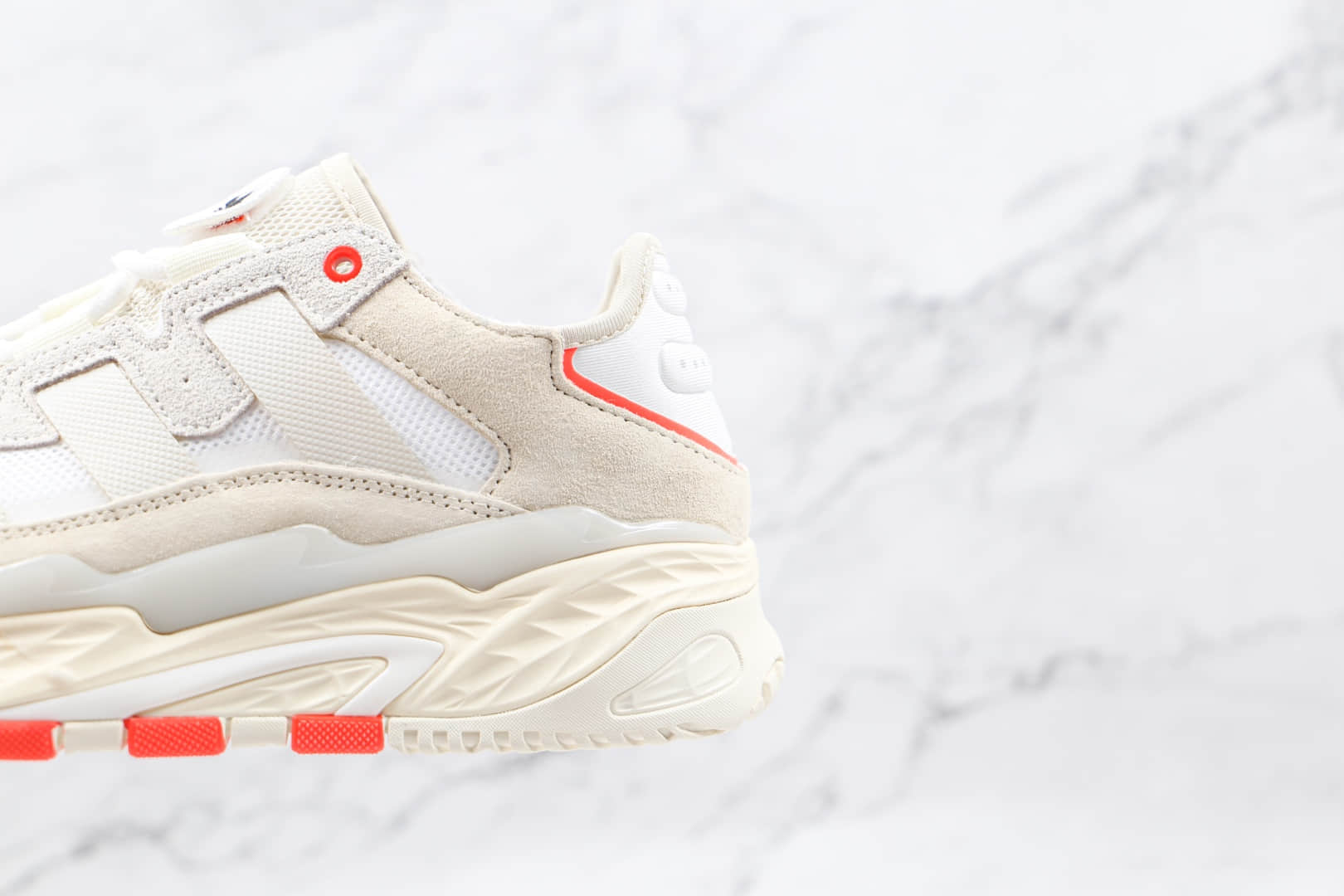 阿迪达斯Adidas Originals NiteBall纯原版本街球风格米白灰色老爹鞋原盒原标 货号:FX7652