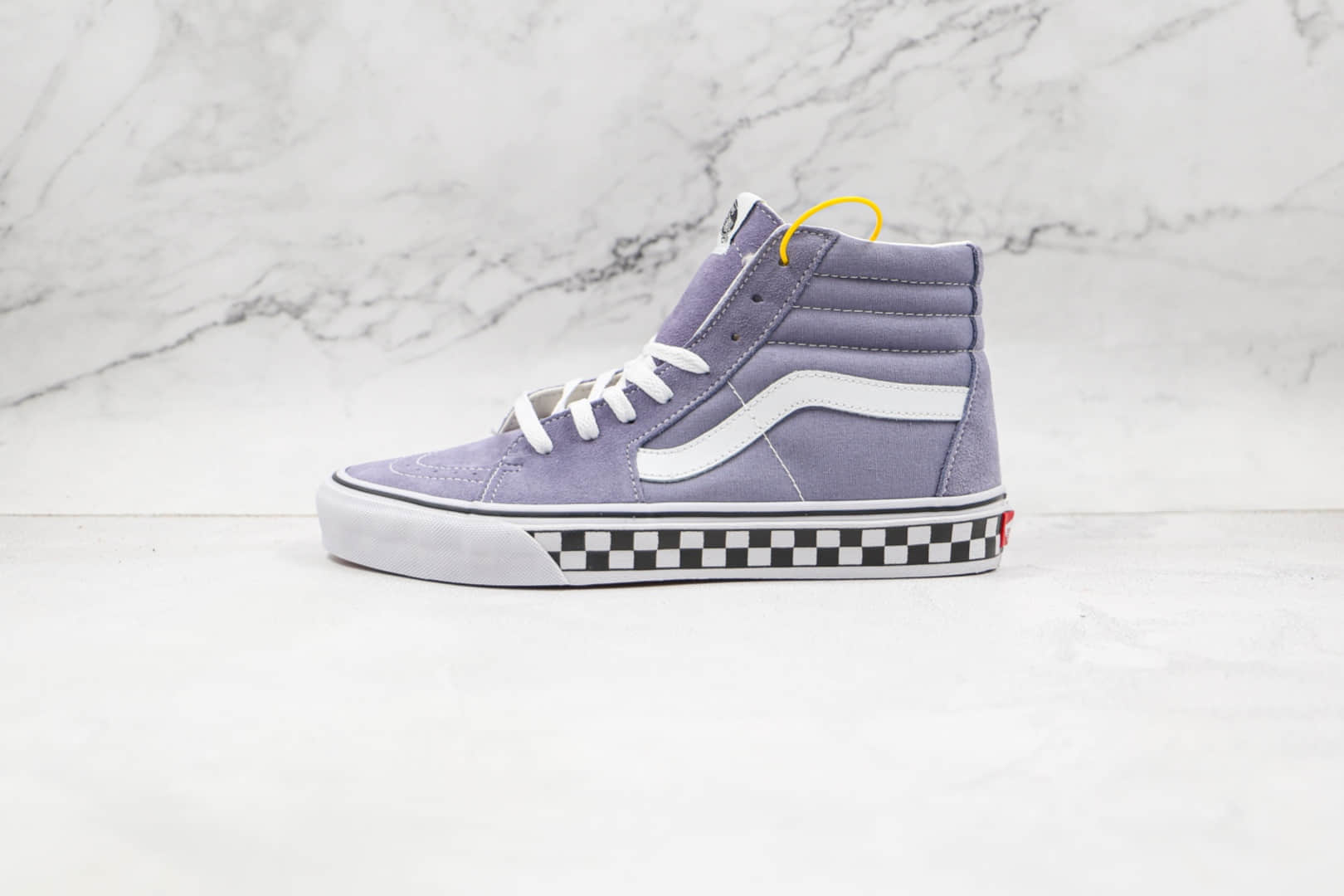 万斯Vans SK8-Hi公司级版本高帮灰色棋盘格麂皮硫化鞋原档案数据开发 (ID:70270) - 图片1