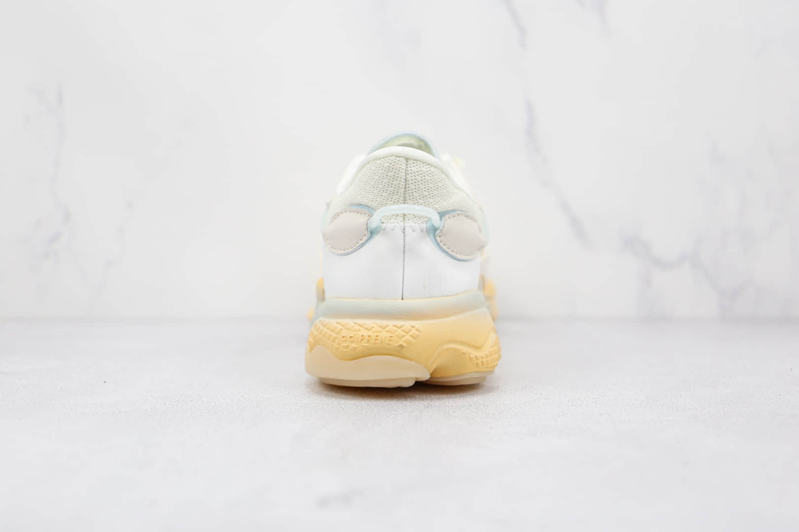 阿迪达斯Adidas OZWEEGO 2021纯原版本网面米白黄半透明水管老爹鞋原档案数据开发 货号:GX2727