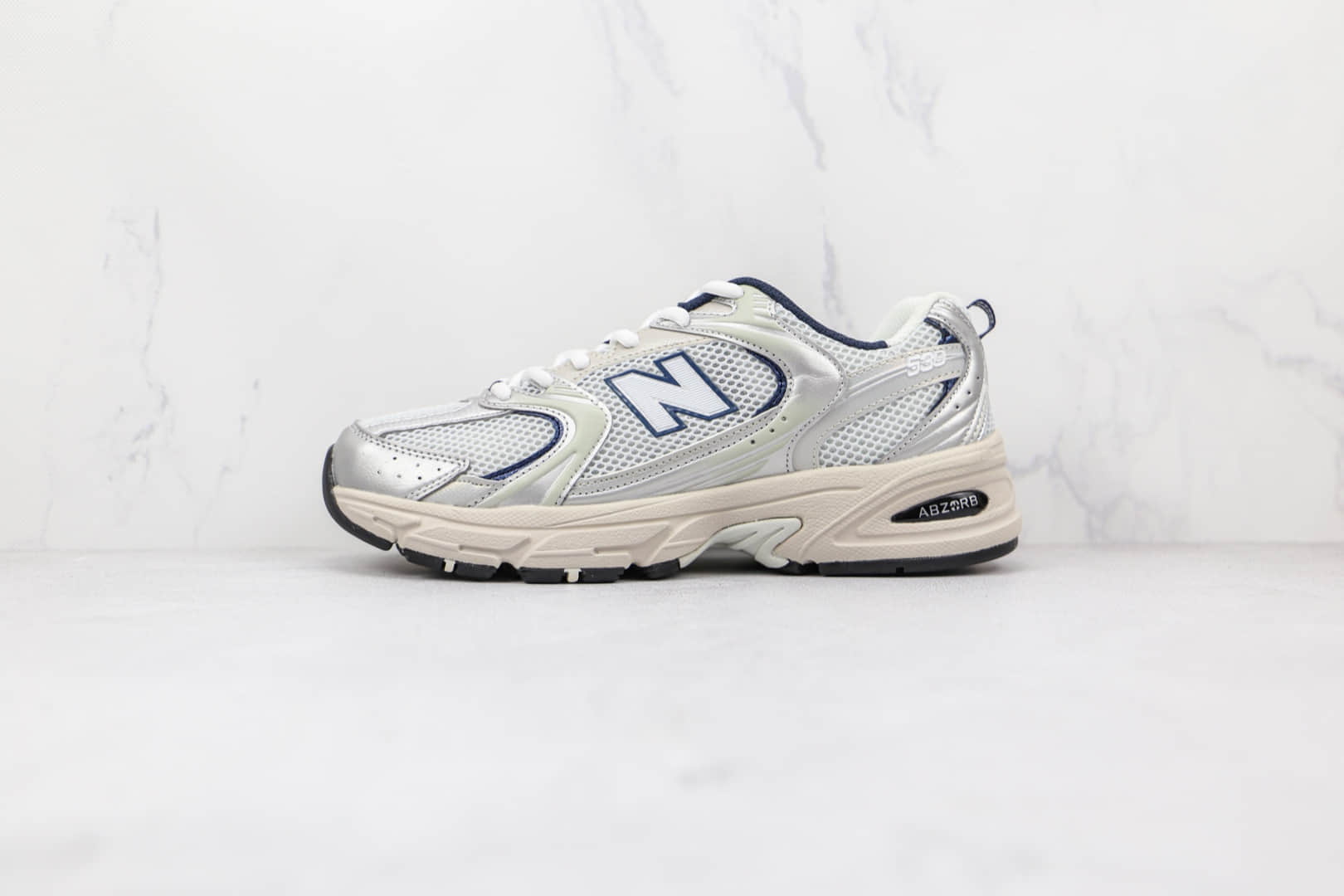 新百伦New Balance 530纯原版本白银色NB530复古慢跑鞋原楦头纸板打造 (ID:70717) - 图片1