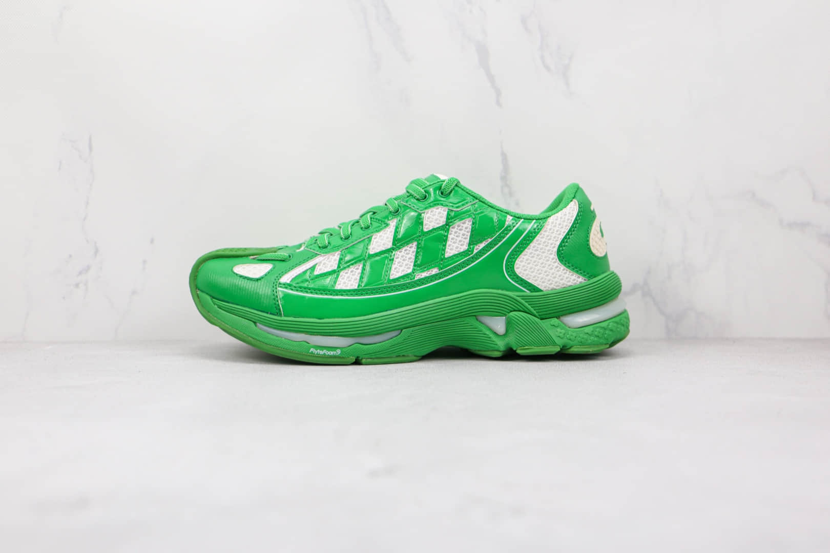 亚瑟士ASICS KIKO KOSTADINOV ASI GEL-KIRIL联名款纯原版本白绿格子运动跑鞋原盒原标 (ID:70854) - 图片1