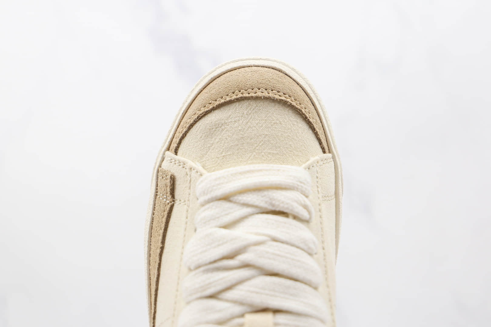 耐克NIKE Blazer LOW 77 VNTG纯原版本低帮开拓者腰果花米色板鞋原楦头纸板打造 货号:DJ4665-100