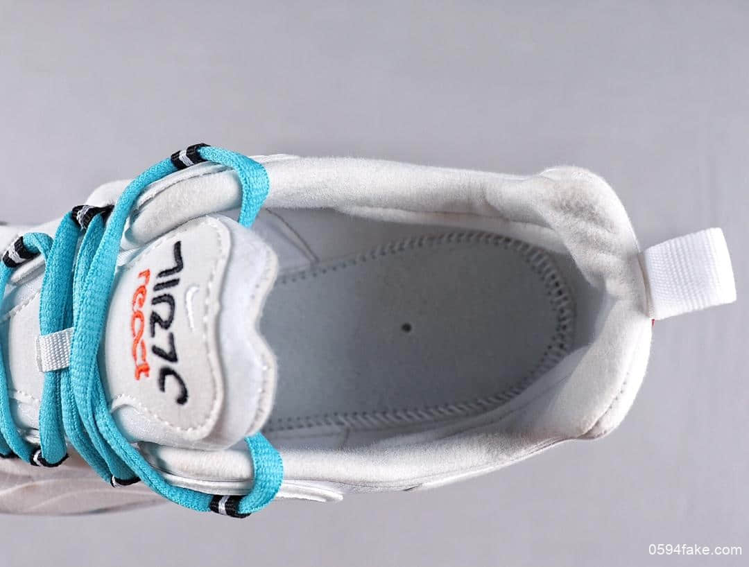 耐克Nike Air Max 270 React Bauhaus撞色设计后置气垫运动鞋公司级版本区别市面通货版本 货号:AQ4971-003