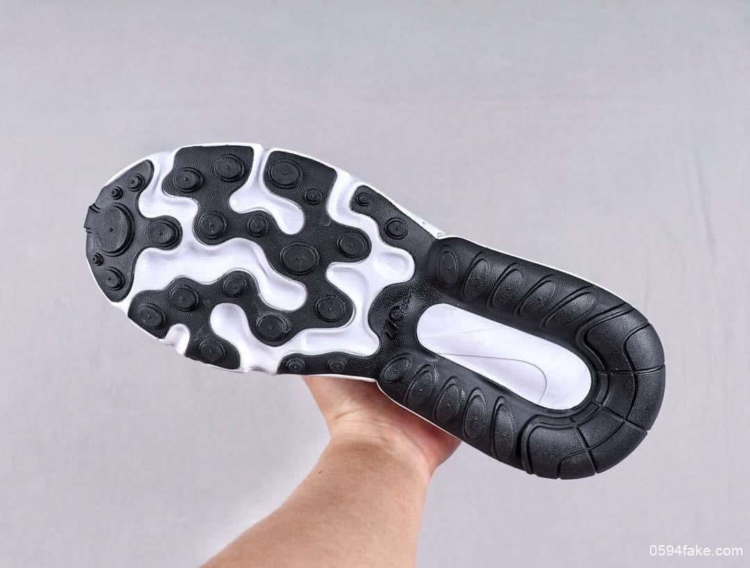 耐克Nike Air Max 270 React Bauhaus撞色设计后置气垫运动鞋公司级版本区别市面通货版本 货号:AQ4971-003