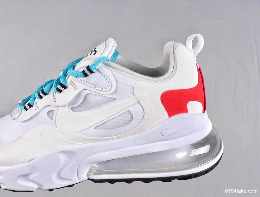 耐克Nike Air Max 270 React Bauhaus撞色设计后置气垫运动鞋公司级版本区别市面通货版本 货号:AQ4971-003