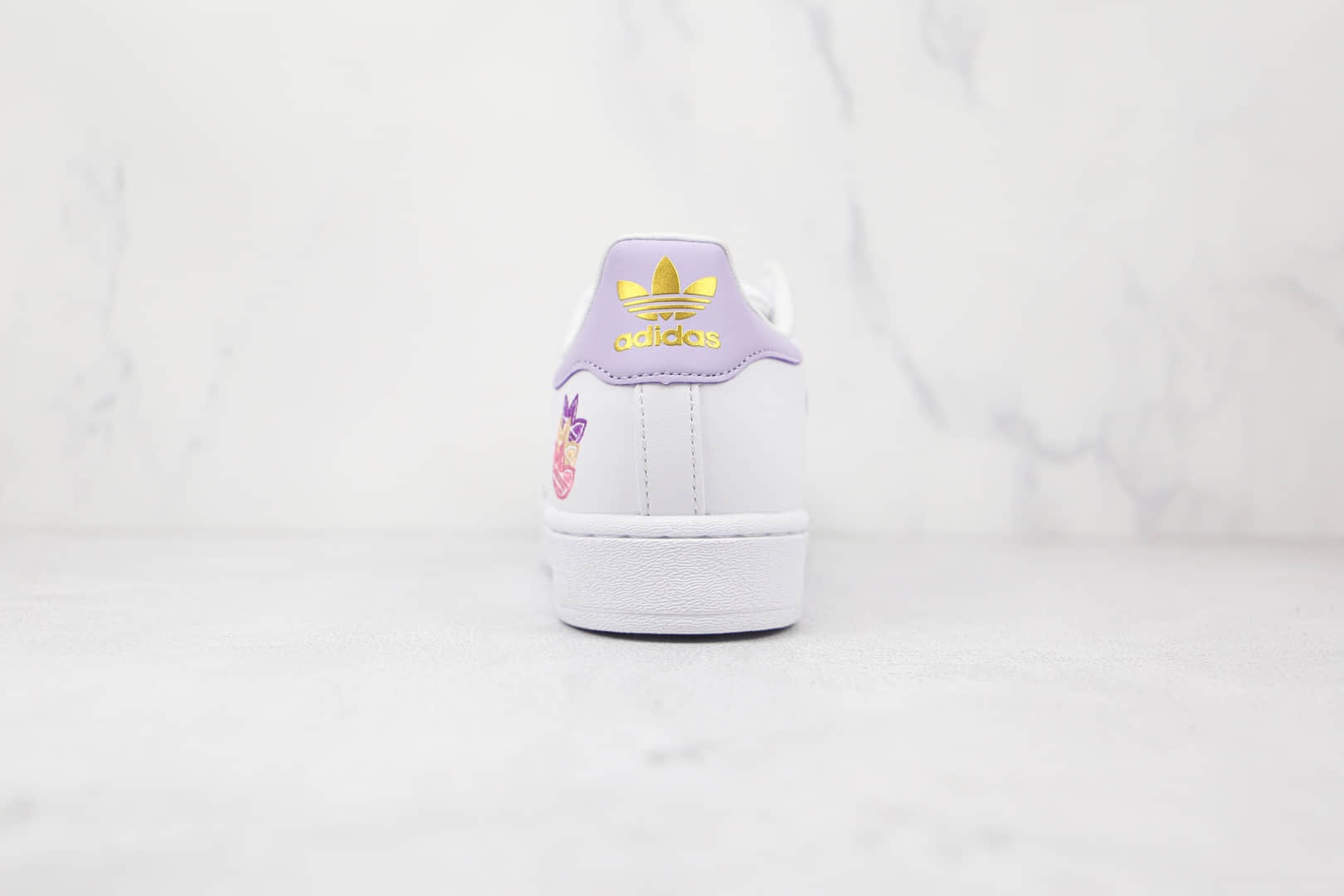 阿迪达斯Adidas Originals Superstars White Red Laceless纯原版本三叶草白紫色贝壳头板鞋原盒原标 货号:GZ8143