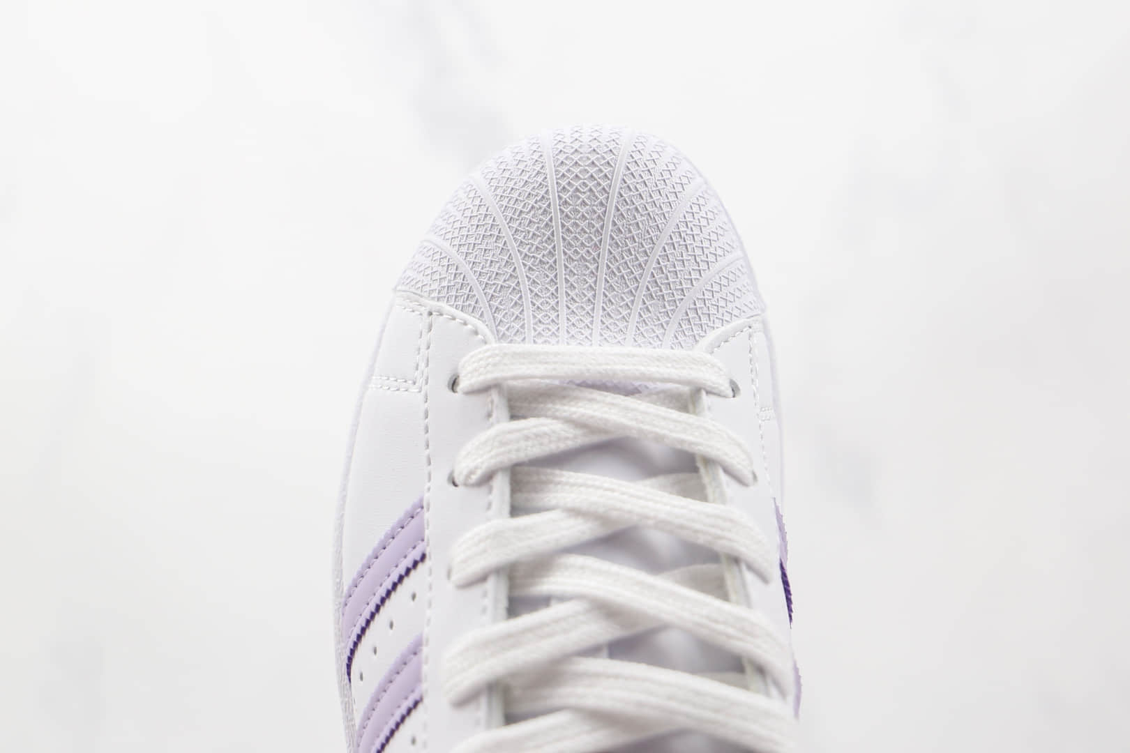 阿迪达斯Adidas Originals Superstars White Red Laceless纯原版本三叶草白紫色贝壳头板鞋原盒原标 货号:GZ8143