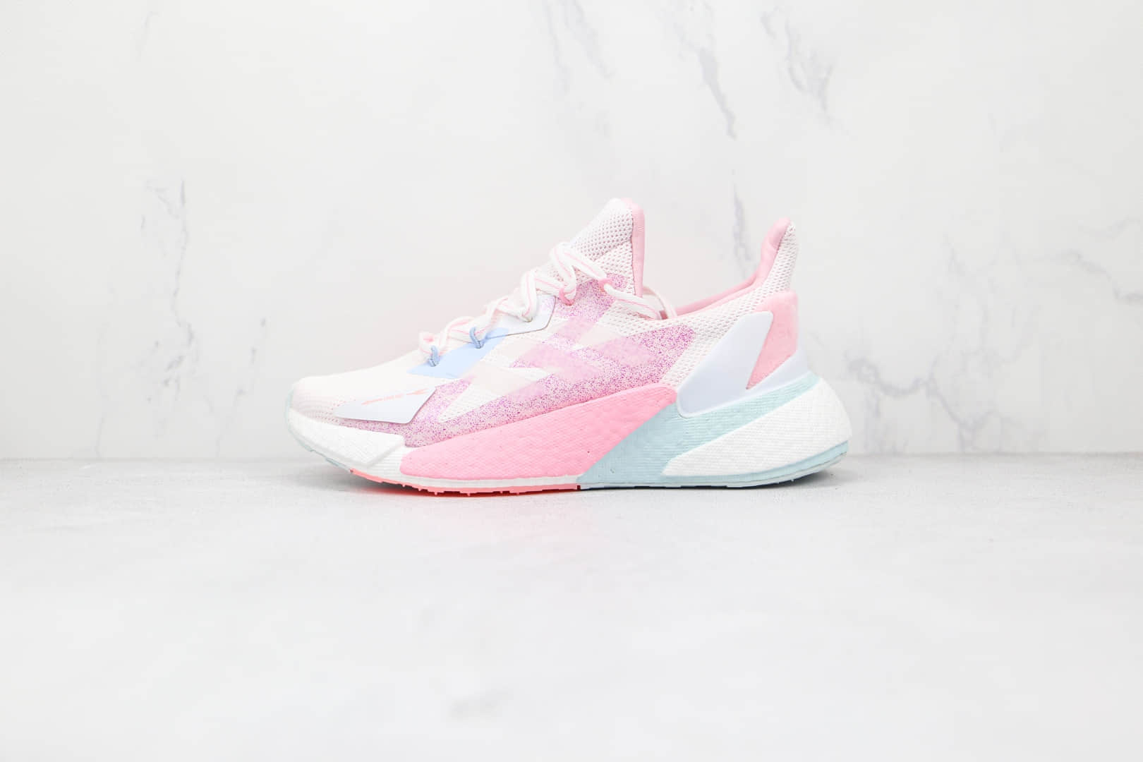 阿迪达斯adidas Boost X9000L4纯原版本白粉色X9000L4爆米花跑鞋原楦头纸板打造 (ID:71870) - 图片1