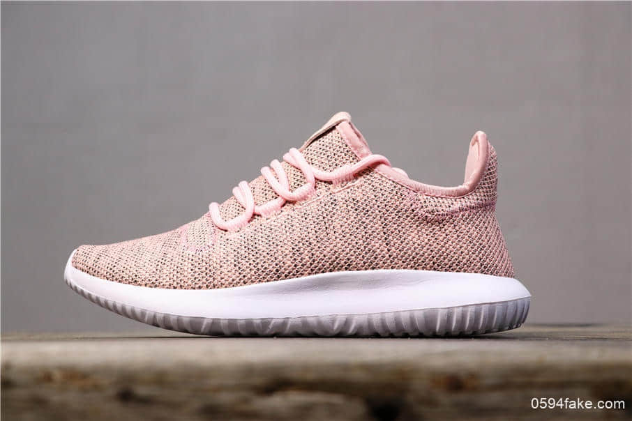 阿迪达斯Adidas Tubular Shadow真标高品质简版小椰子粉色休闲百搭运动鞋 (ID:7188) - 图片1