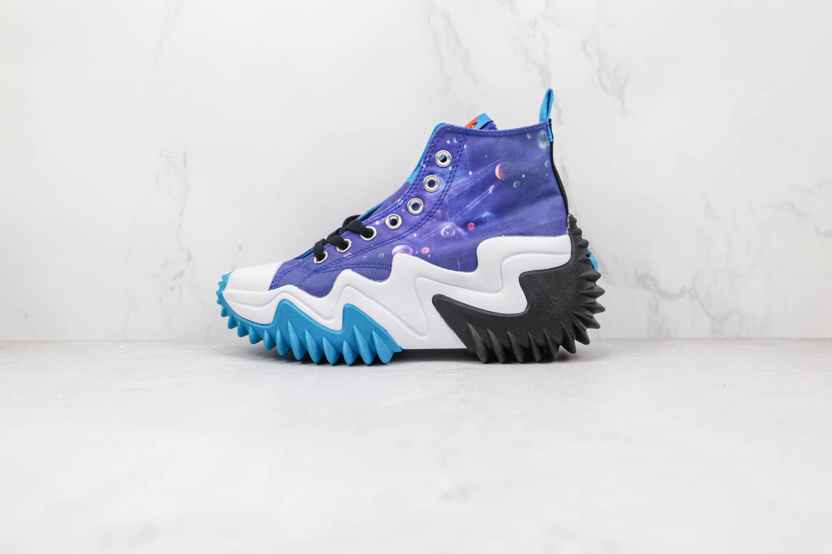 匡威Converse Run Star Motion公司级版本高帮星空蓝未来电波系列松糕鞋原盒原标 (ID:72023) - 图片1