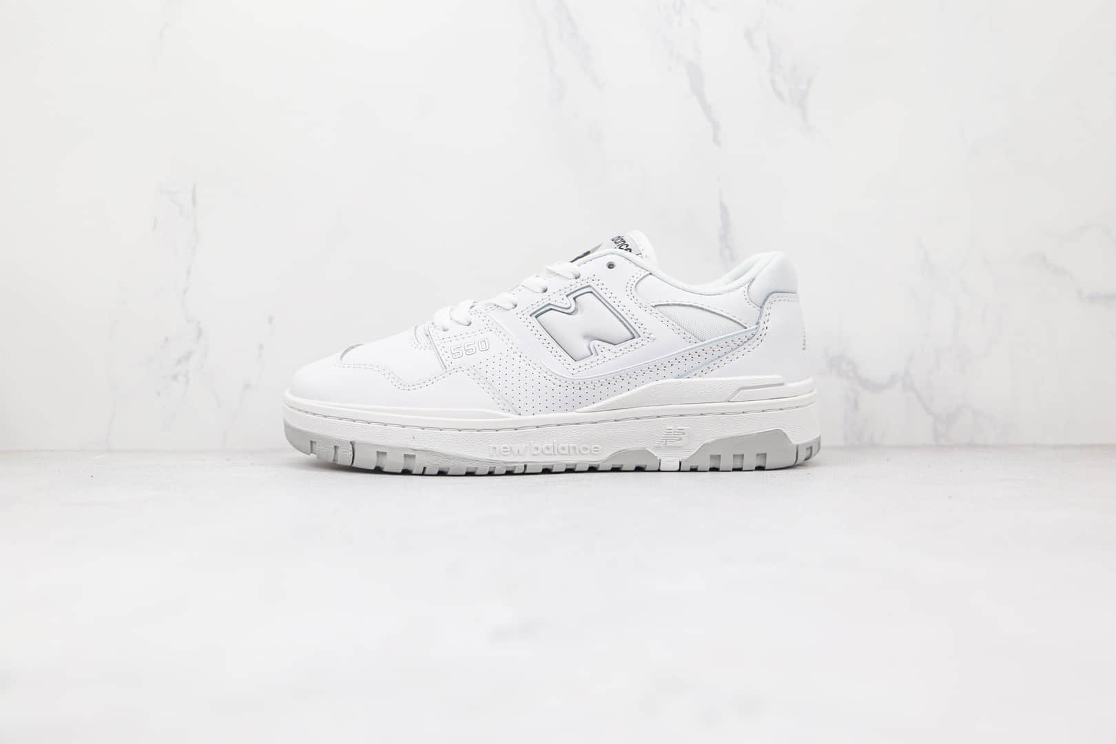 新百伦New Balance BB550纯原版本复古NB550白色板鞋原档案数据开发 (ID:72031) - 图片1