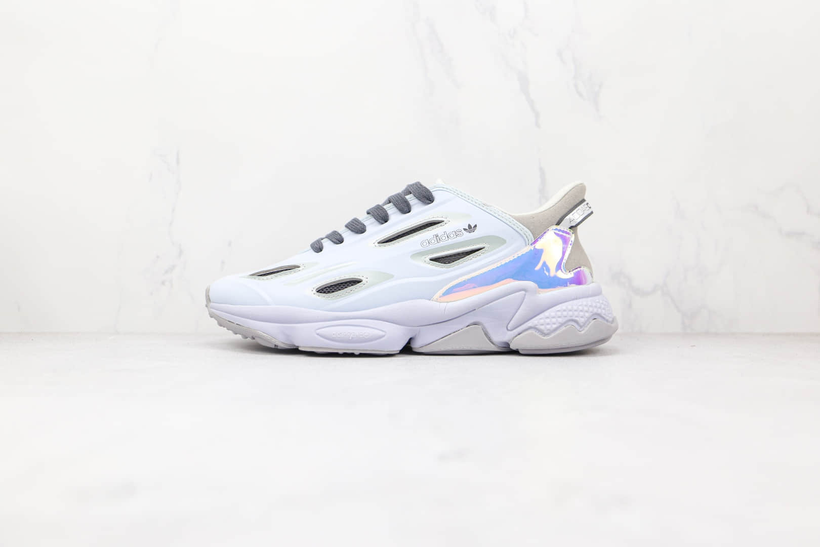 阿迪达斯Adidas original Ozweego Celox M纯原版本水管二代皮面银灰色慢跑鞋原档案数据开发 (ID:72956) - 图片1