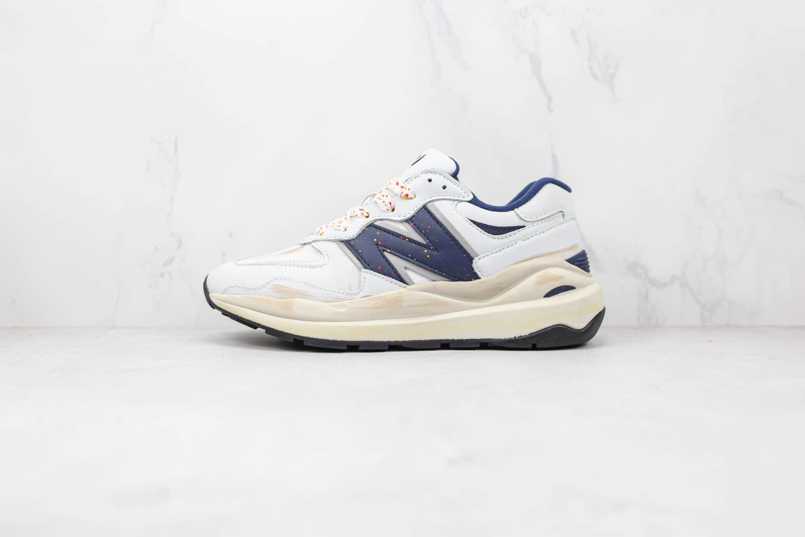 新百伦New Balance 5740纯原版本网面黑白泼墨NB5740慢跑鞋原鞋开模一比一打造 (ID:72972) - 图片1