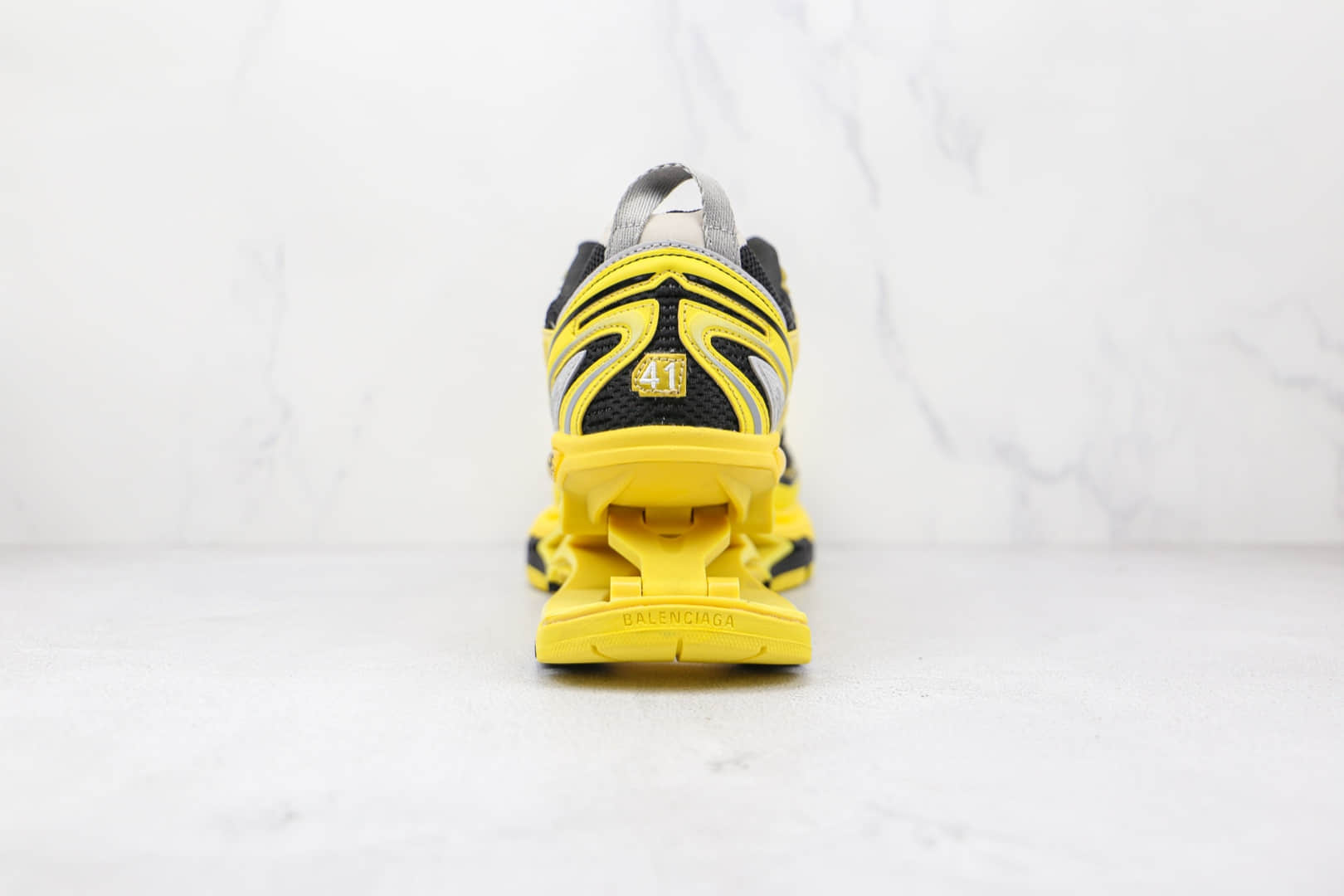 巴黎世家Balenciaga X-Pander纯原版本黑敏感内容弹簧增高复古老爹鞋原楦头纸板打造