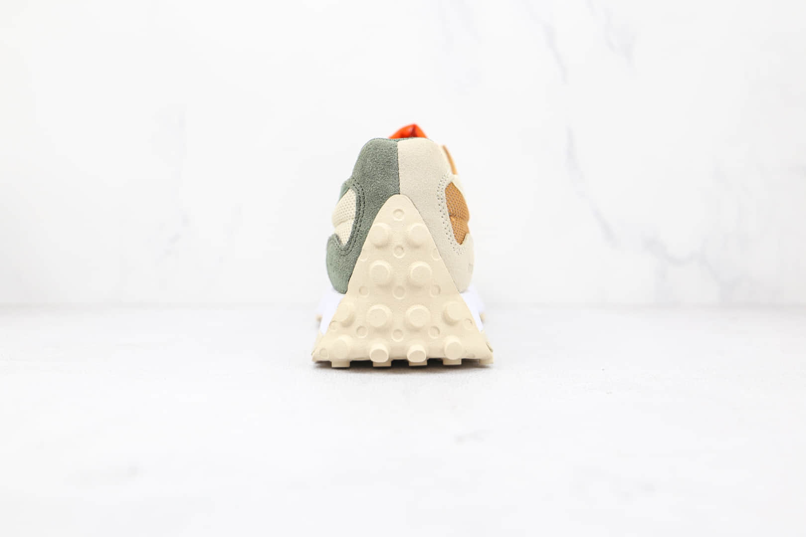 新百伦New Balance 327纯原版本复古NB327米绿敏感内容拼接老爹鞋原楦头纸板打造 货号：MS327敏感内容C