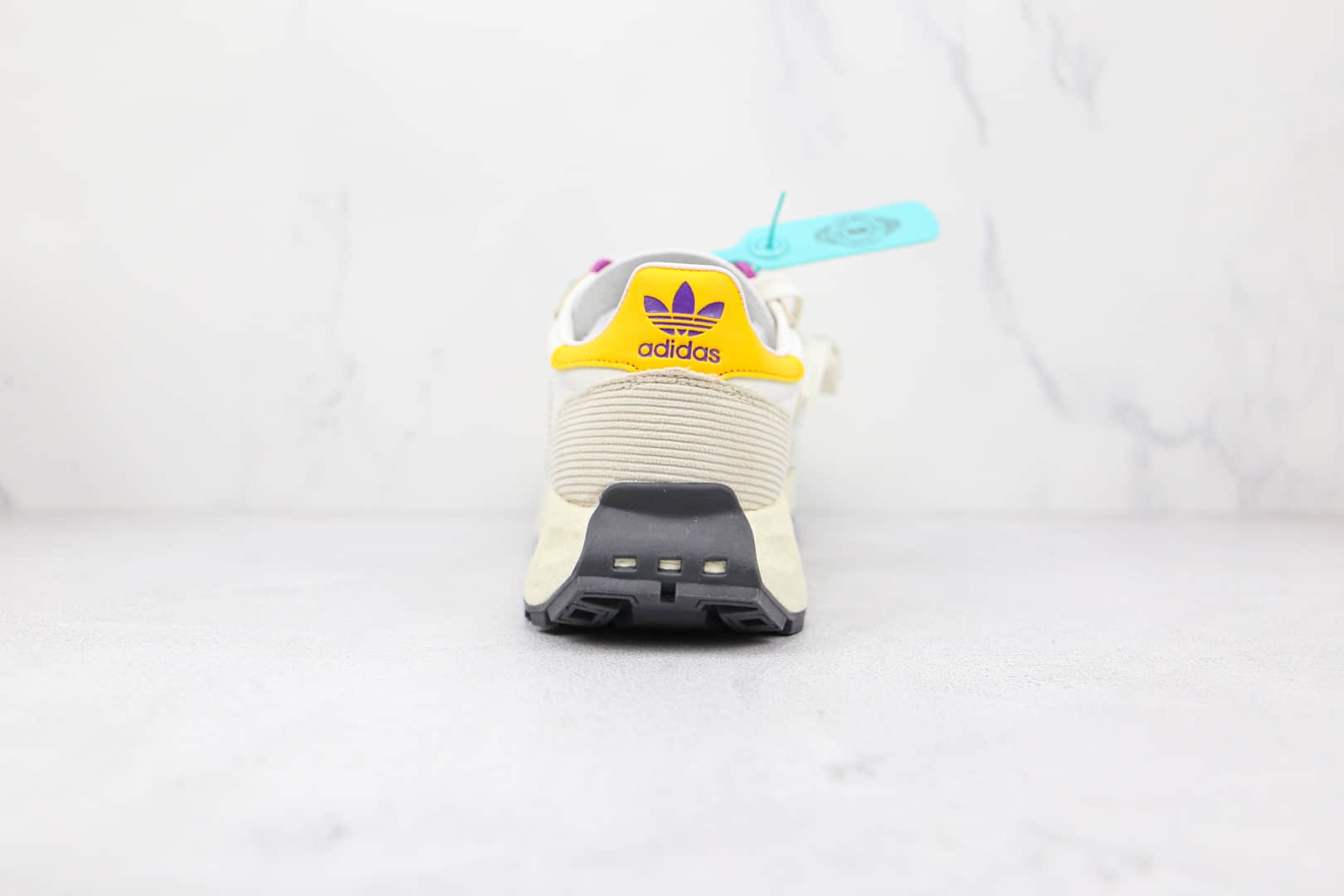阿迪达斯Adidas RETROPY E5纯原版本三叶草灰白色厚底爆米花跑鞋原盒原标 货号:GW6058