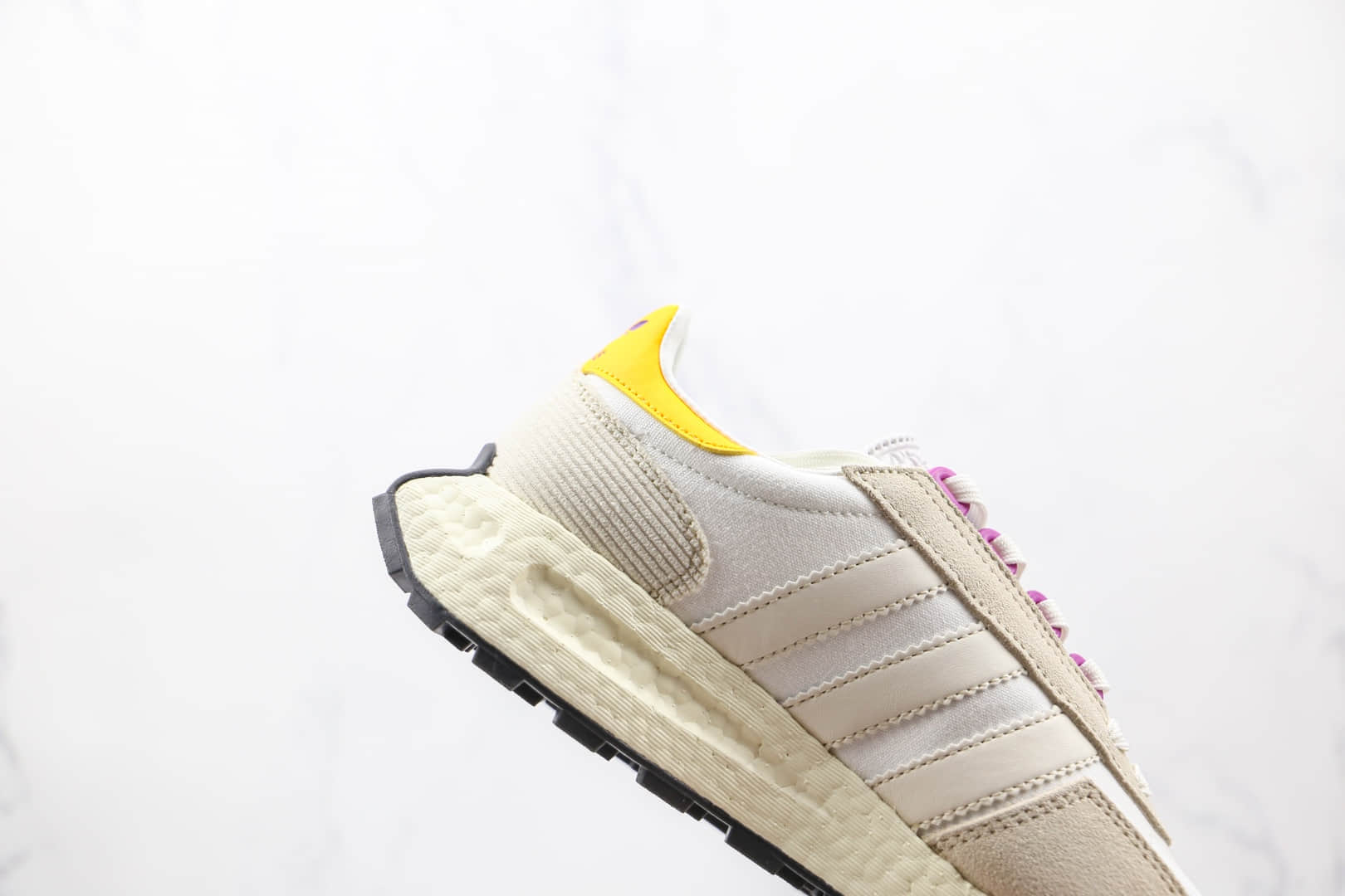 阿迪达斯Adidas RETROPY E5纯原版本三叶草灰白色厚底爆米花跑鞋原盒原标 货号:GW6058