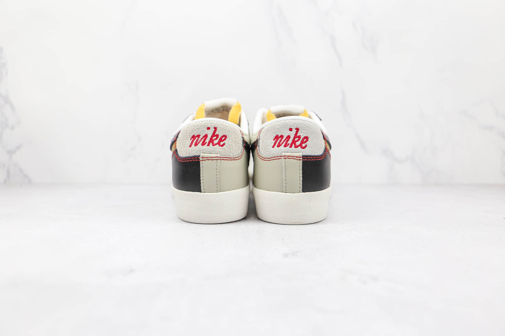 耐克NIKE Blazer LOW 77 PRM纯原版本低帮开拓者阴阳双面黑金灰黑鸳鸯色板鞋原鞋开模一比一打造 货号:DH4370-001