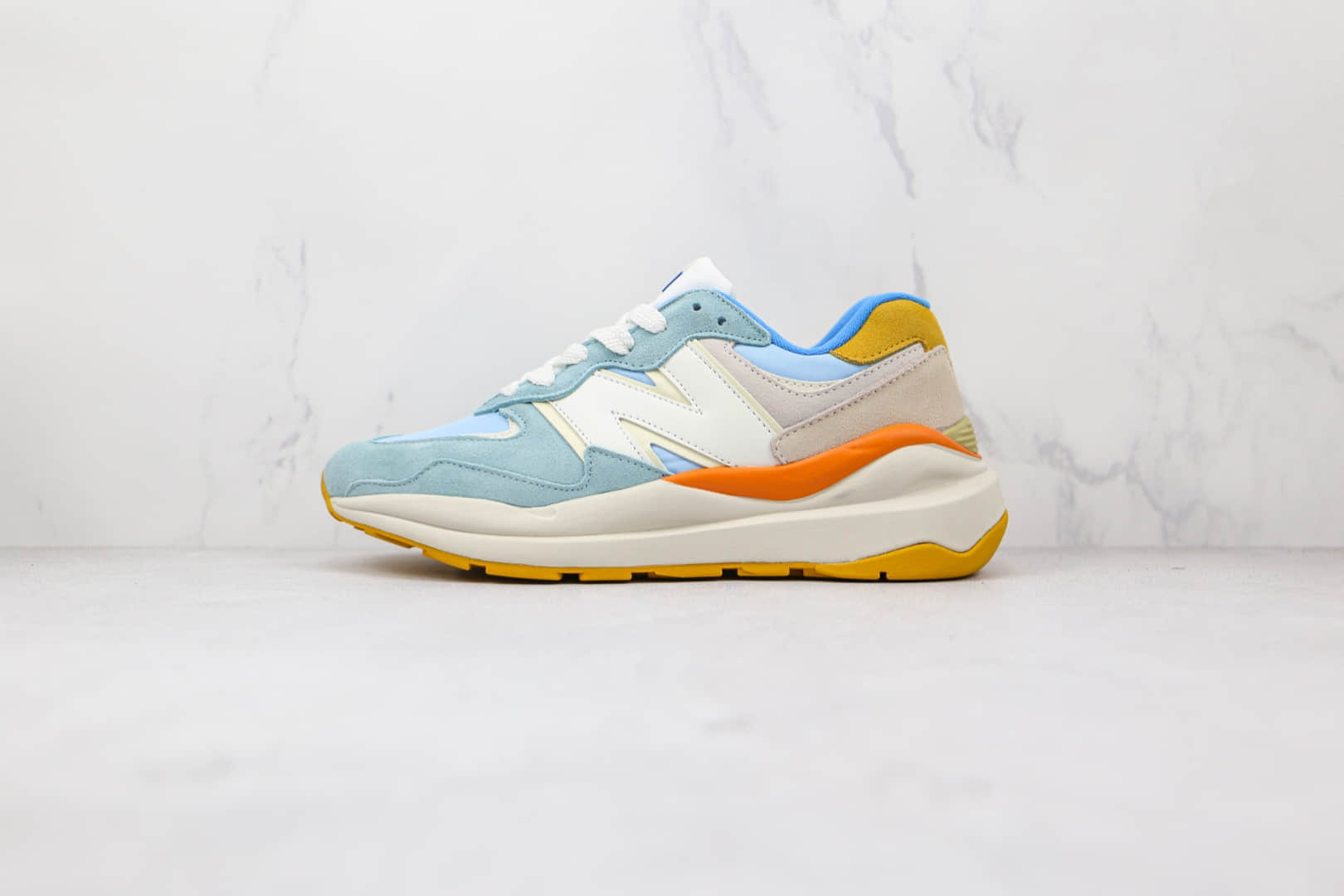 新百伦New Balance 5740纯原版本网面米蓝黄彩色拼接复古老爹鞋原鞋开模一比一打造 (ID:73382) - 图片1