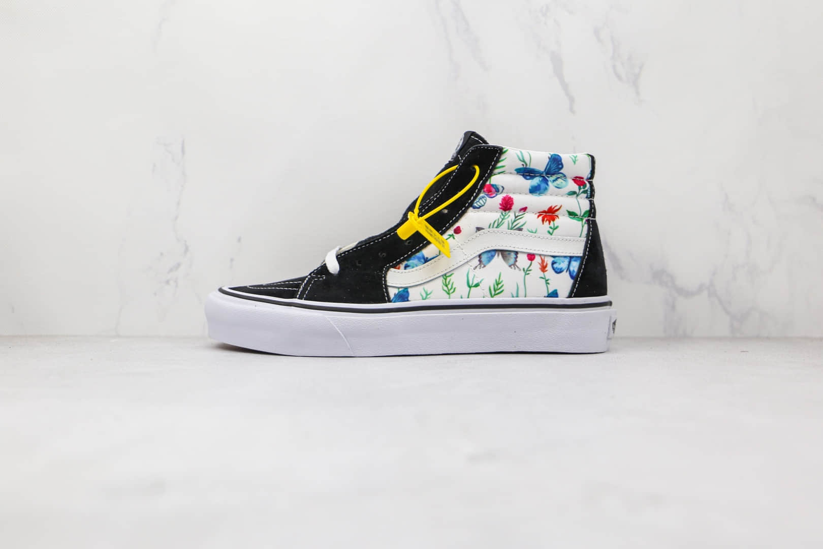 万斯Vans Sk8-Hi公司级版本高帮蝴蝶图案硫化帆布鞋原楦头纸板打造 (ID:73398) - 图片1