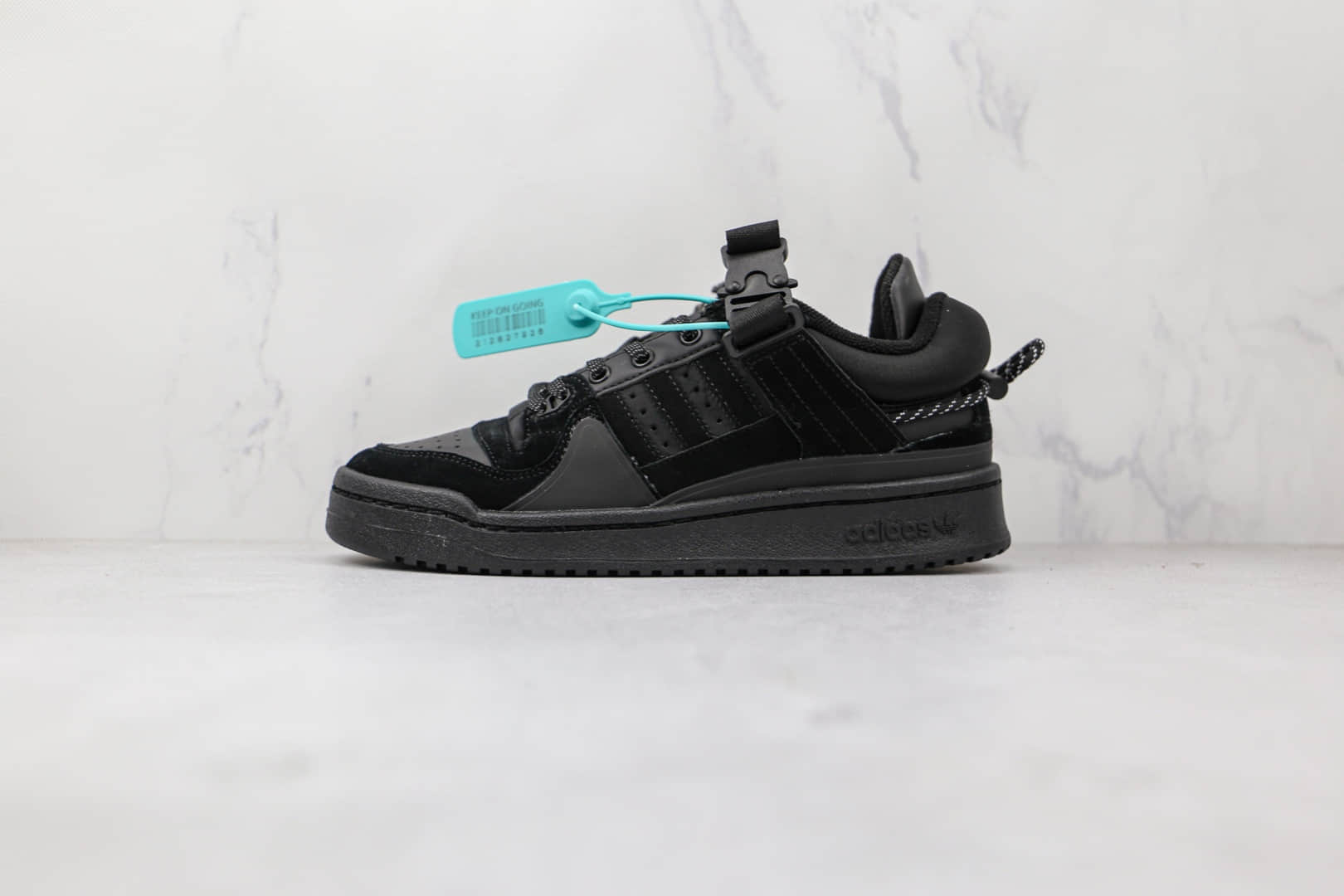 阿迪达斯adidas Forum Low x Bad Bunny联名款纯原版本黑色黑兔板鞋原档案数据开发 (ID:73436) - 图片1
