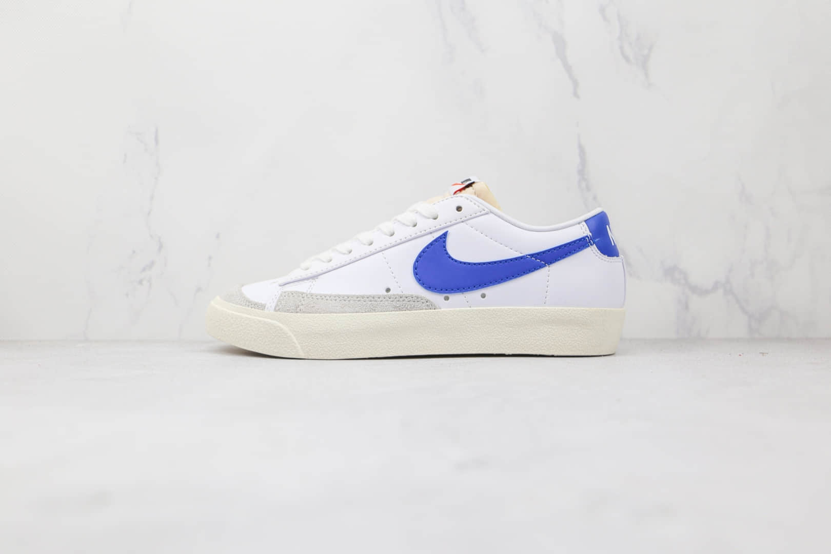 耐克NIKE Blazer LOW 77 VNTG纯原版本低帮开拓者白蓝色板鞋原楦头纸板打造 (ID:73468) - 图片1