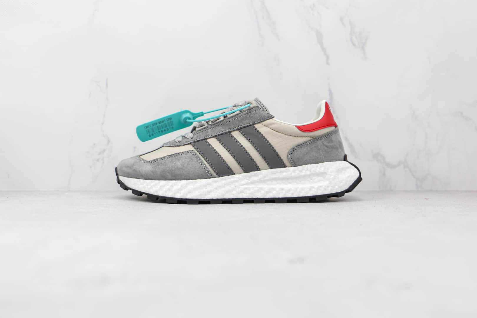 阿迪达斯Adidas RETROPY E5纯原版本三叶草厚底爆米花跑鞋原档案数据开发 货号:GW4418