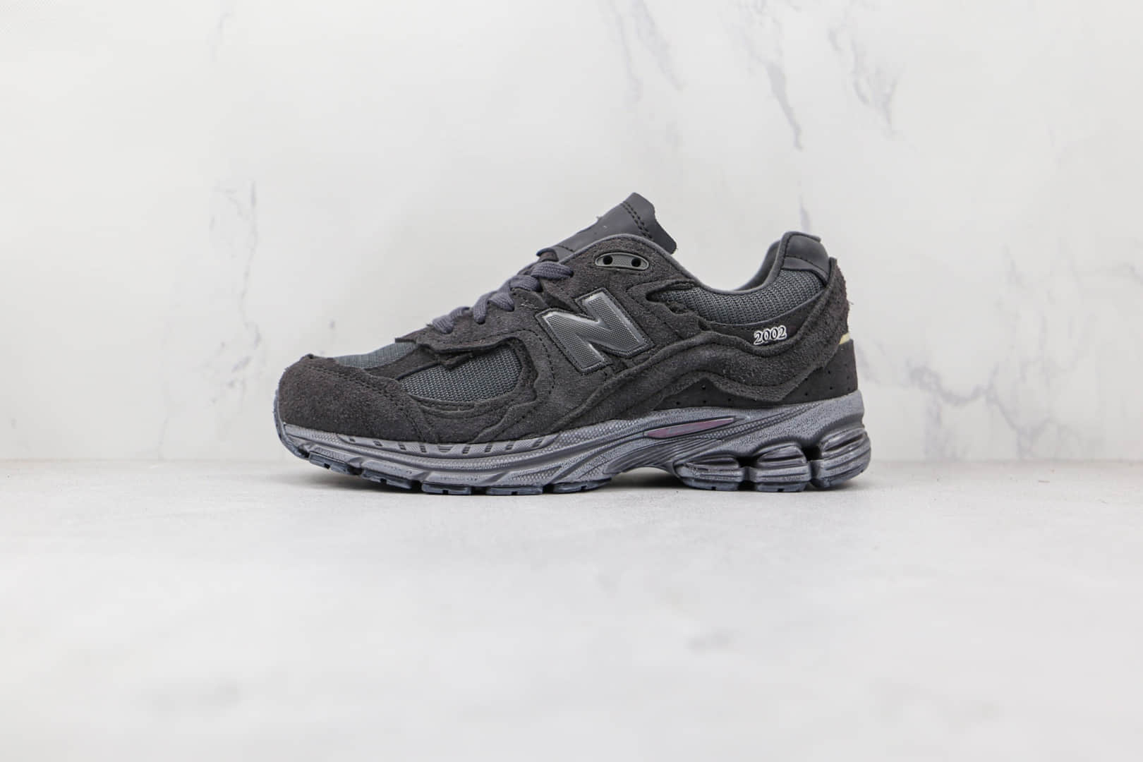 新百伦New Balance 2002R Protection Pack纯原版本幻影黑色不规则剪裁NB2002R解构复古老爹鞋原档案数据开发 (ID:73669) - 图片1
