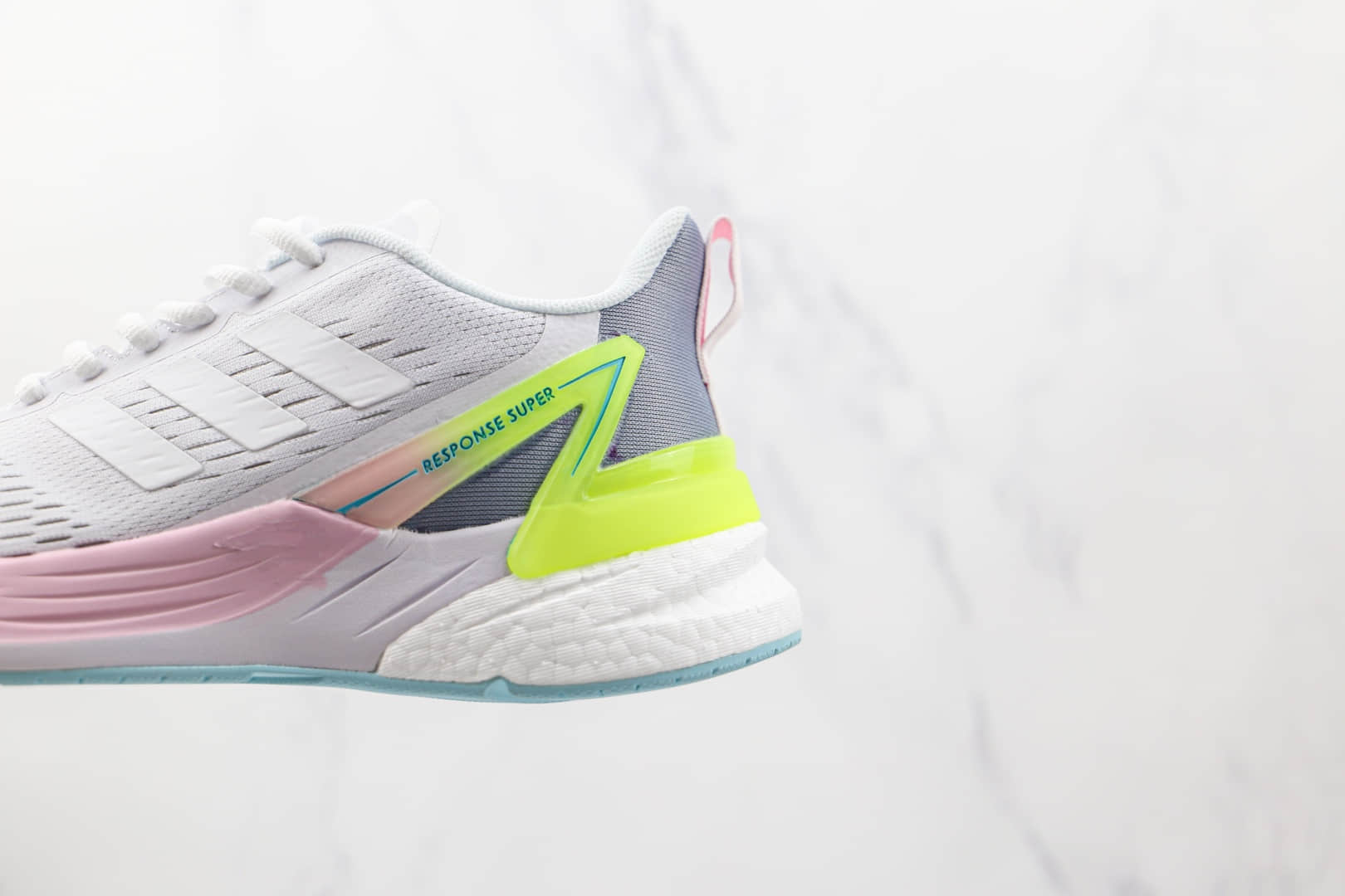 阿迪达斯Adidas RESPONSE SUPER纯原版本爆米花SR-l.PACE 5.0白粉色慢跑鞋原盒原标 货号:FY8887