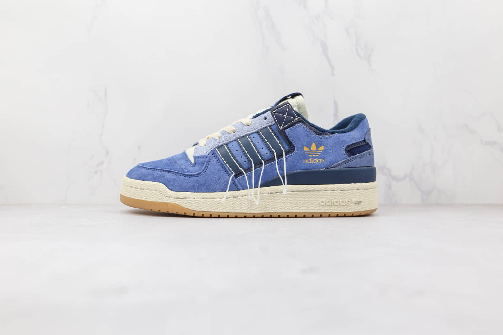 阿迪达斯Adidas Forum 84 Low纯原版本低帮牛仔线头复古板鞋原档案数据开发 (ID:73969) - 图片1