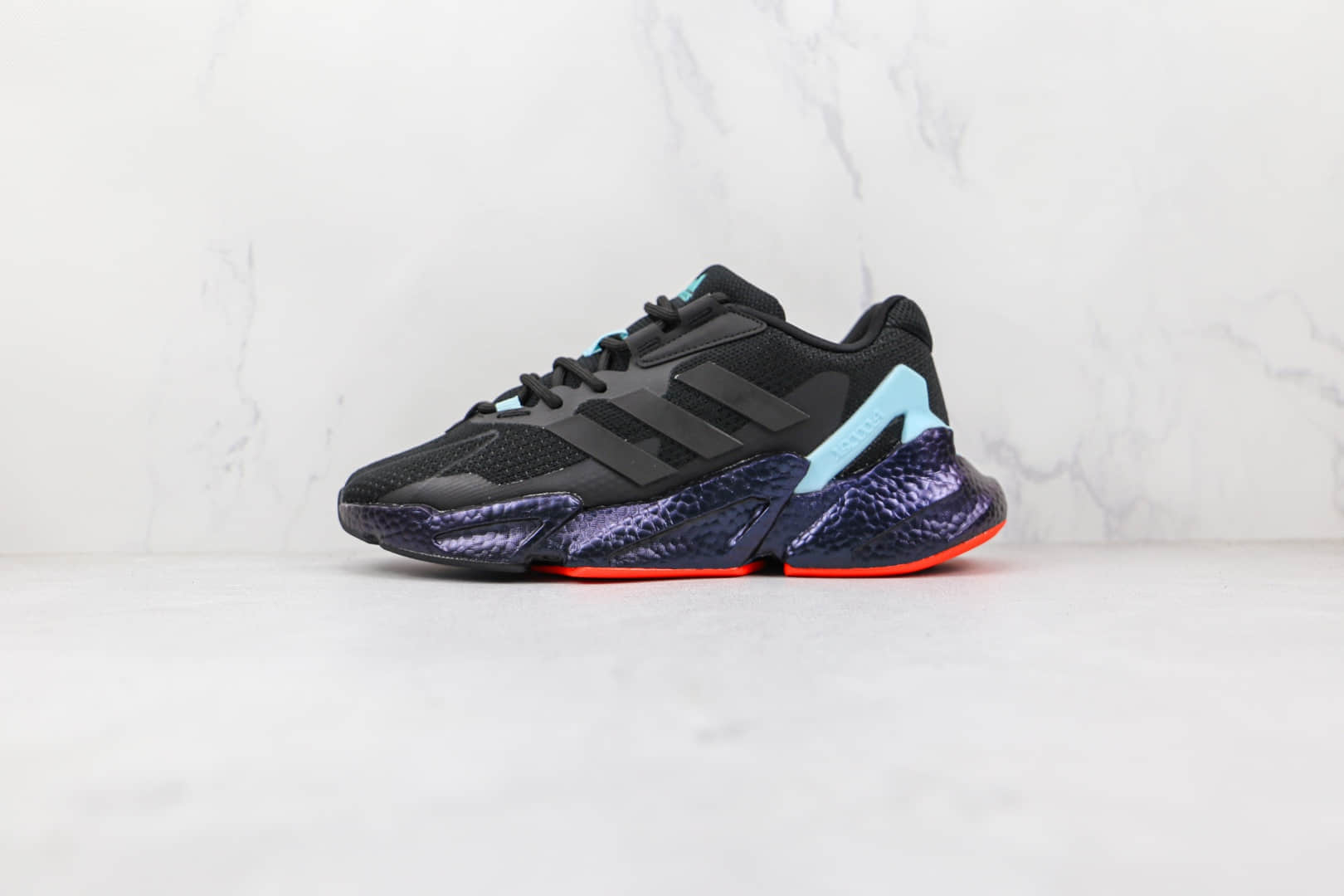 阿迪达斯Adidas Boost X9000L4纯原版本黑蓝色X9000L4爆米花跑鞋原档案数据开发 (ID:74008) - 图片1