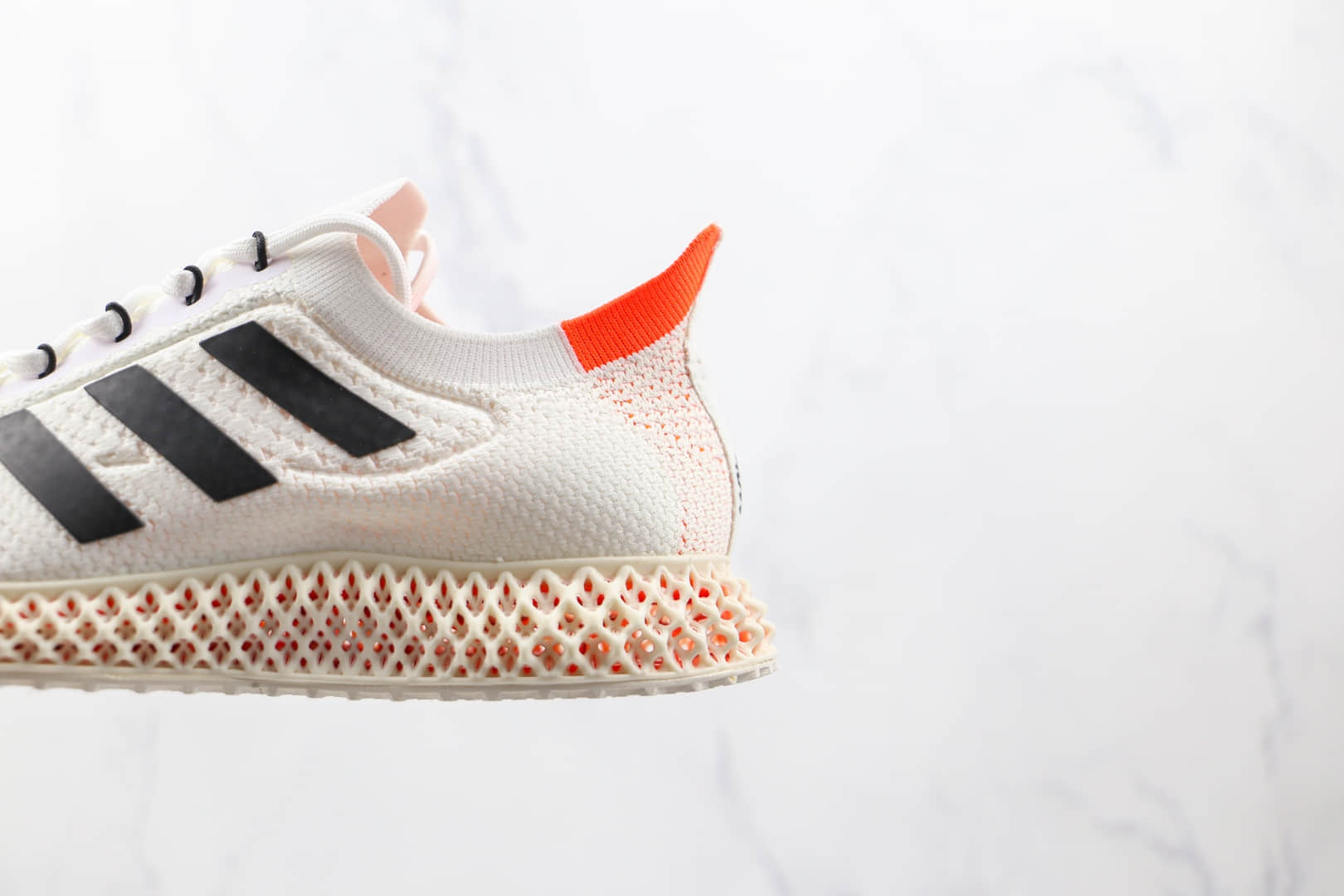 阿迪达斯Adidas Alphaedge 4D M纯原版本白黑红色4D FWD科技跑鞋原盒原标 货号:FY3967