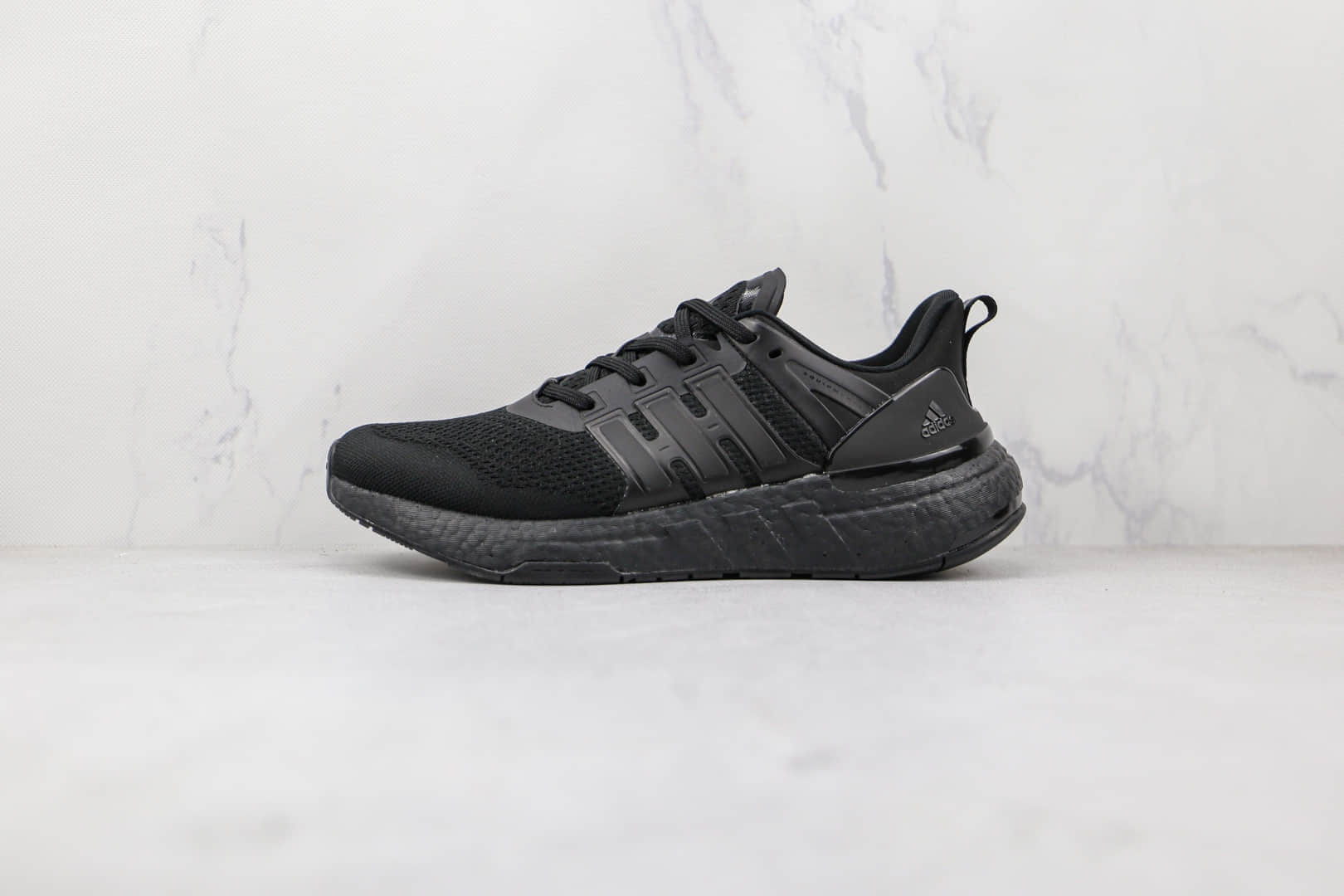 阿迪达斯ADIDAS EQUIPMENT+纯原版本黑色EQT爆米花跑鞋原鞋开模一比一打造 货号:H02752