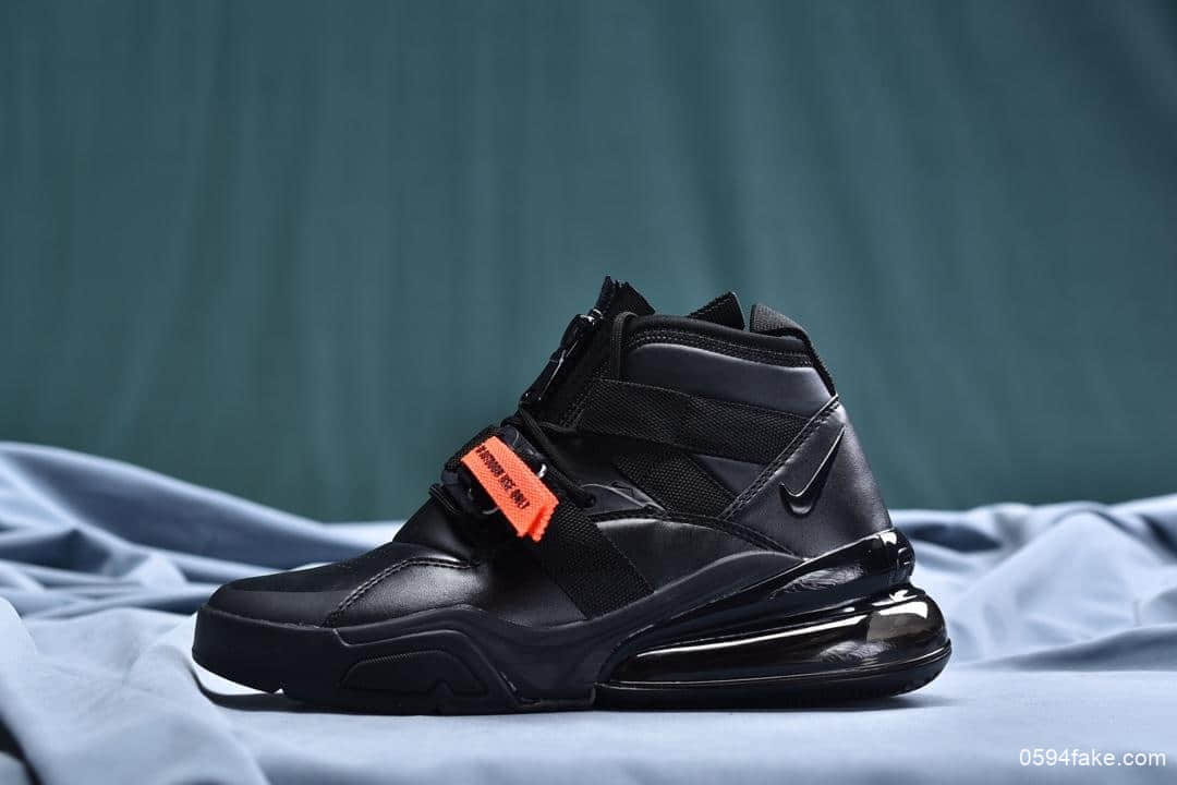 耐克Nike Air Force 270 Utility空军机能系列270气垫鞋拉邦二代公司级版本原厂钢印鞋标鞋盒 货号:AQ0572-001