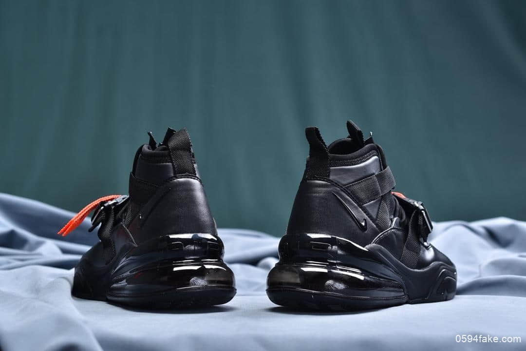 耐克Nike Air Force 270 Utility空军机能系列270气垫鞋拉邦二代公司级版本原厂钢印鞋标鞋盒 货号:AQ0572-001