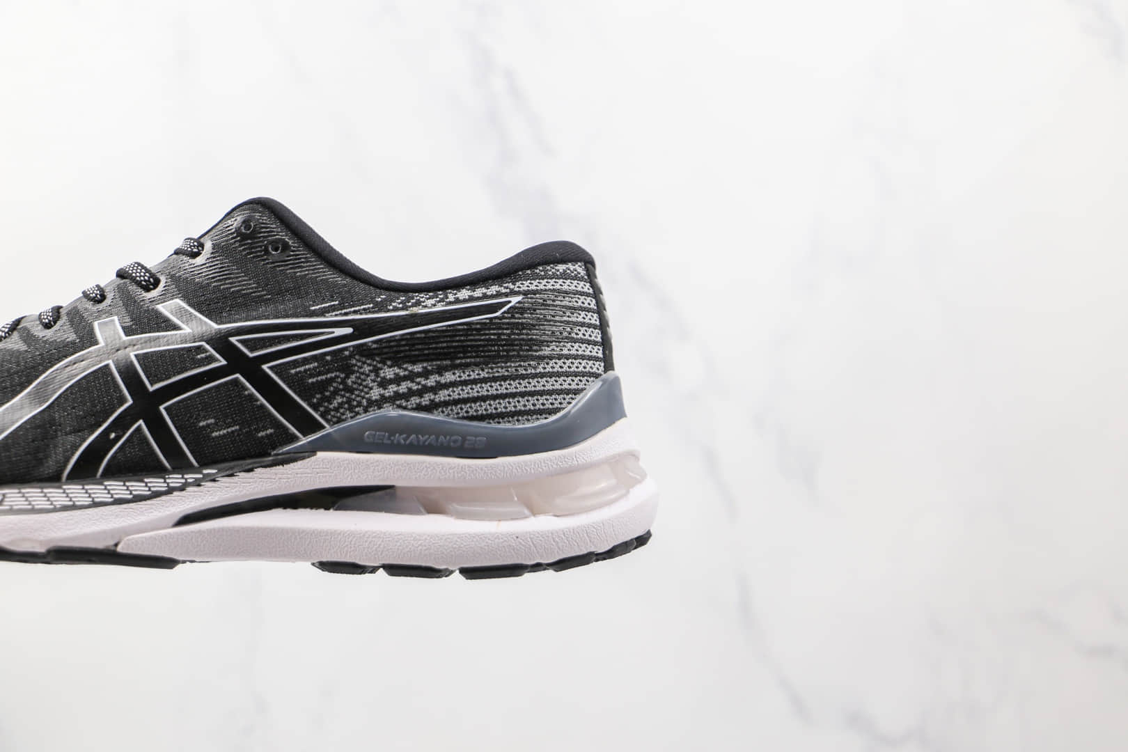 亚瑟士ASICS GEL-KAYANO 28纯原版本灰黑色K28缓震跑步鞋原档案数据开发 货号:1012B048-003
